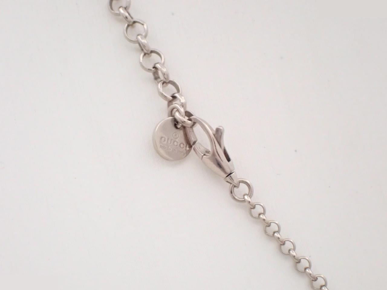 Interlocking Necklace, Silver, Arabesque Design, 925 Sterling Silver / 7.6g — view 2