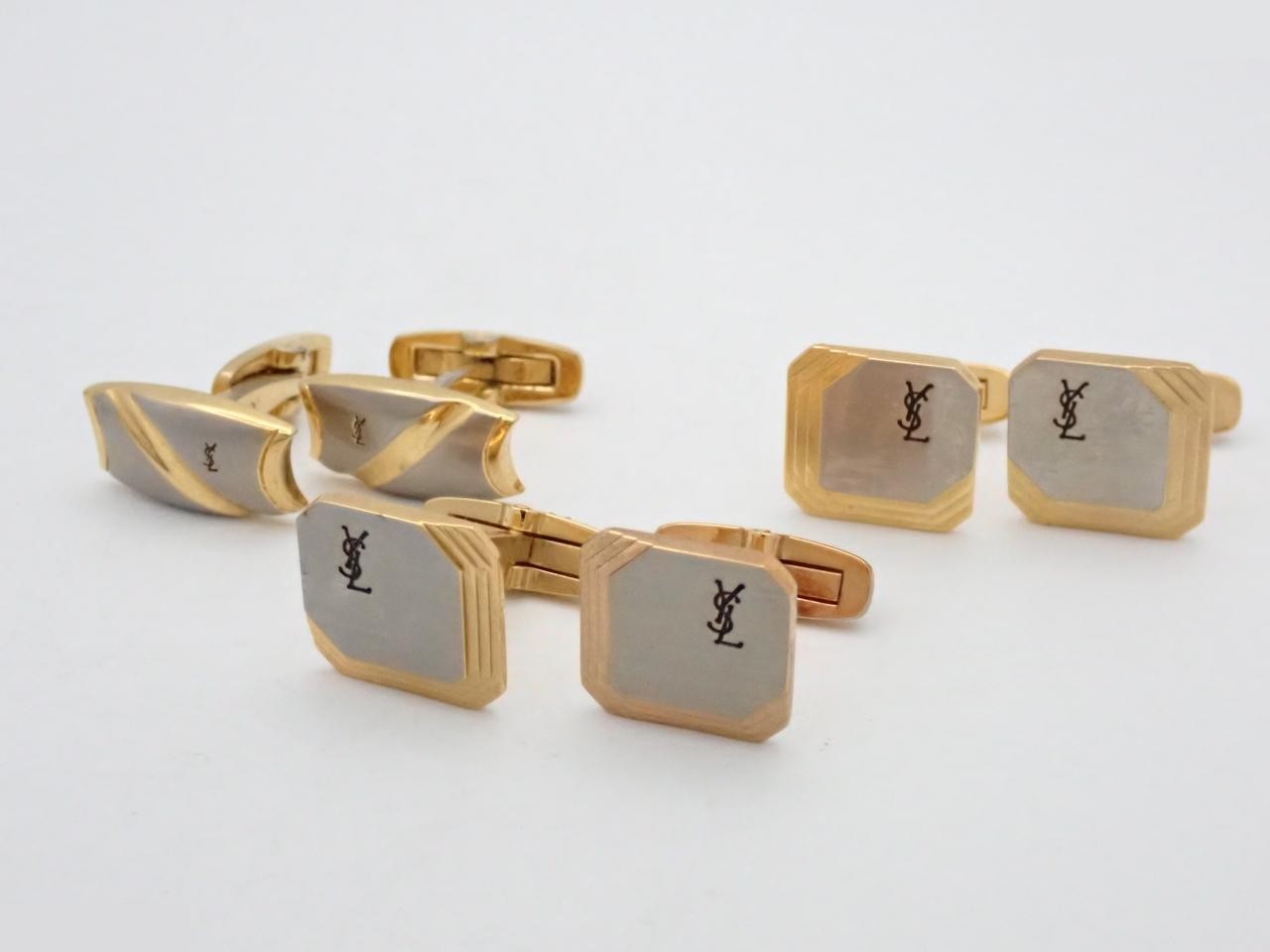 tie clip and cufflinks 3-piece set, with box. — view 3
