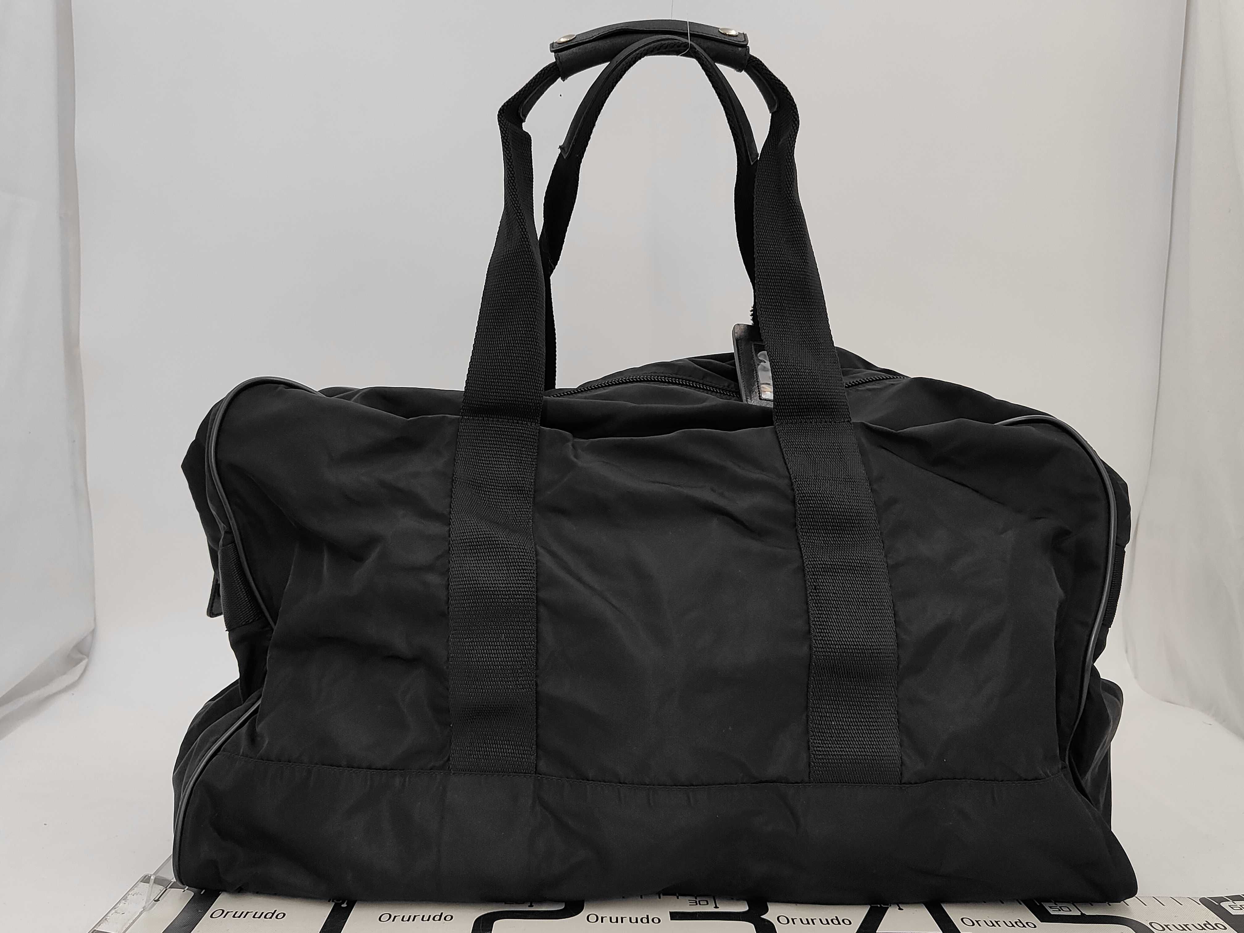 nylon Boston bag, black nylon Boston bag — view 2