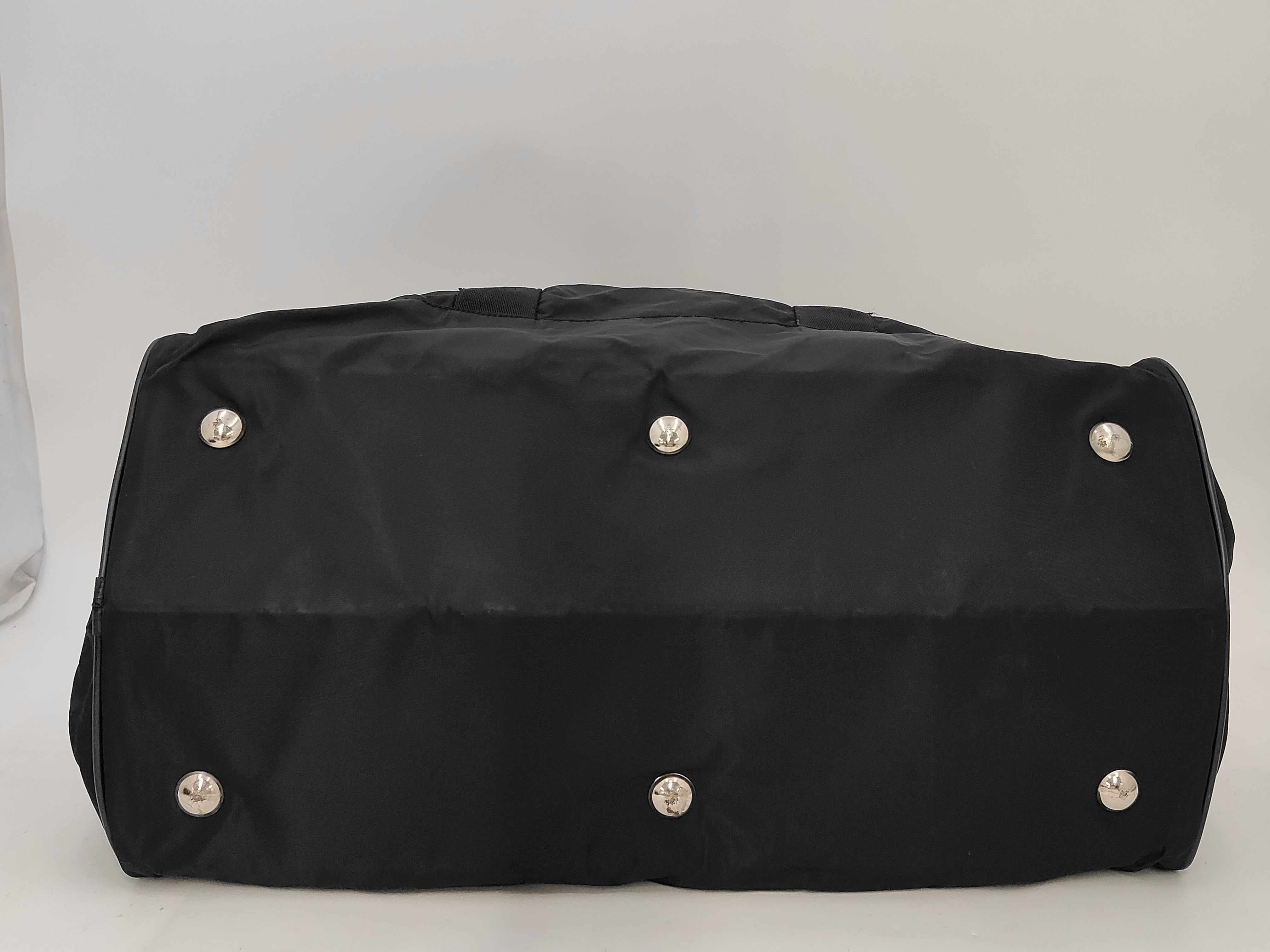 nylon Boston bag, black nylon Boston bag — view 4