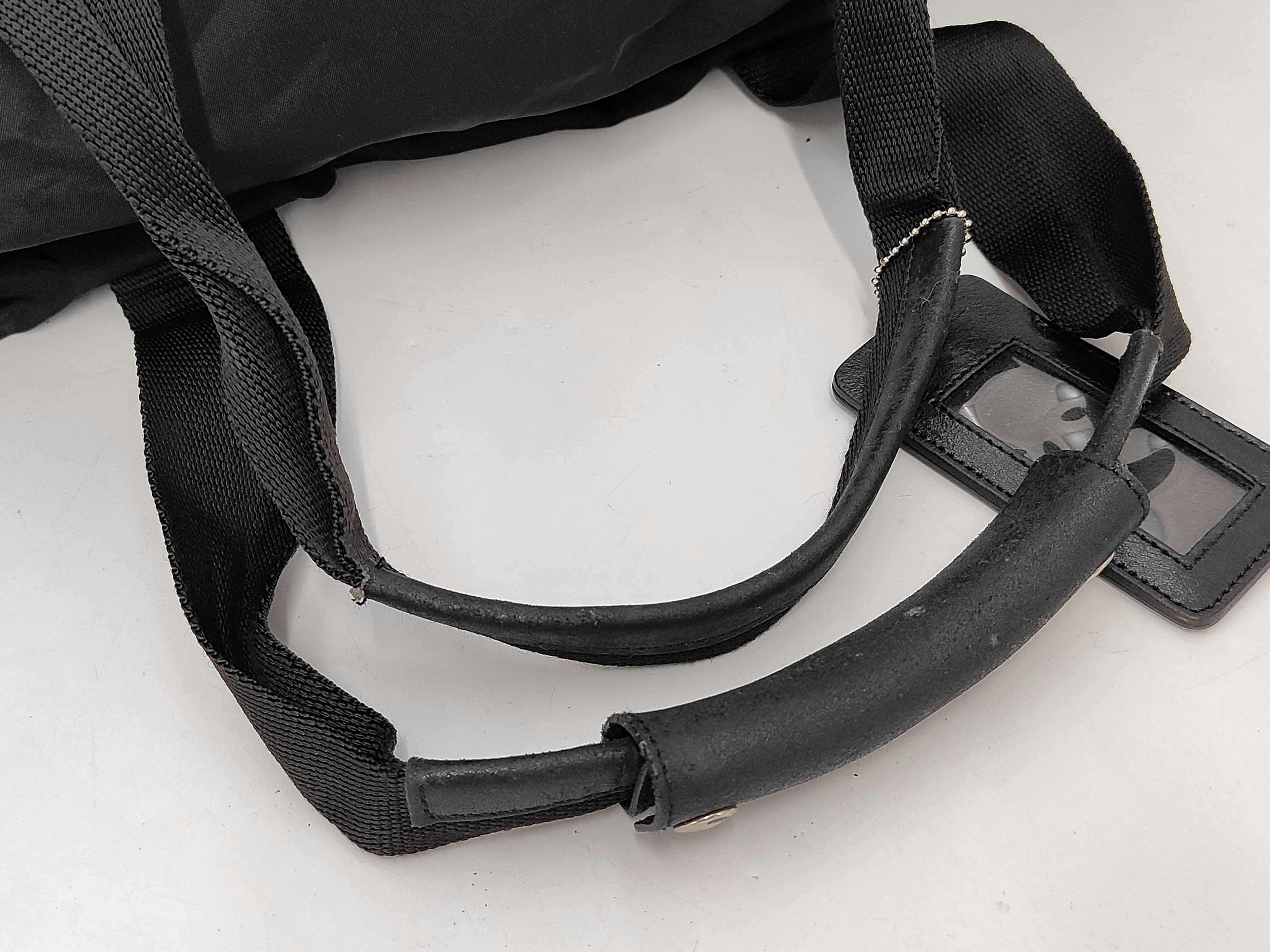 nylon Boston bag, black nylon Boston bag — view 5
