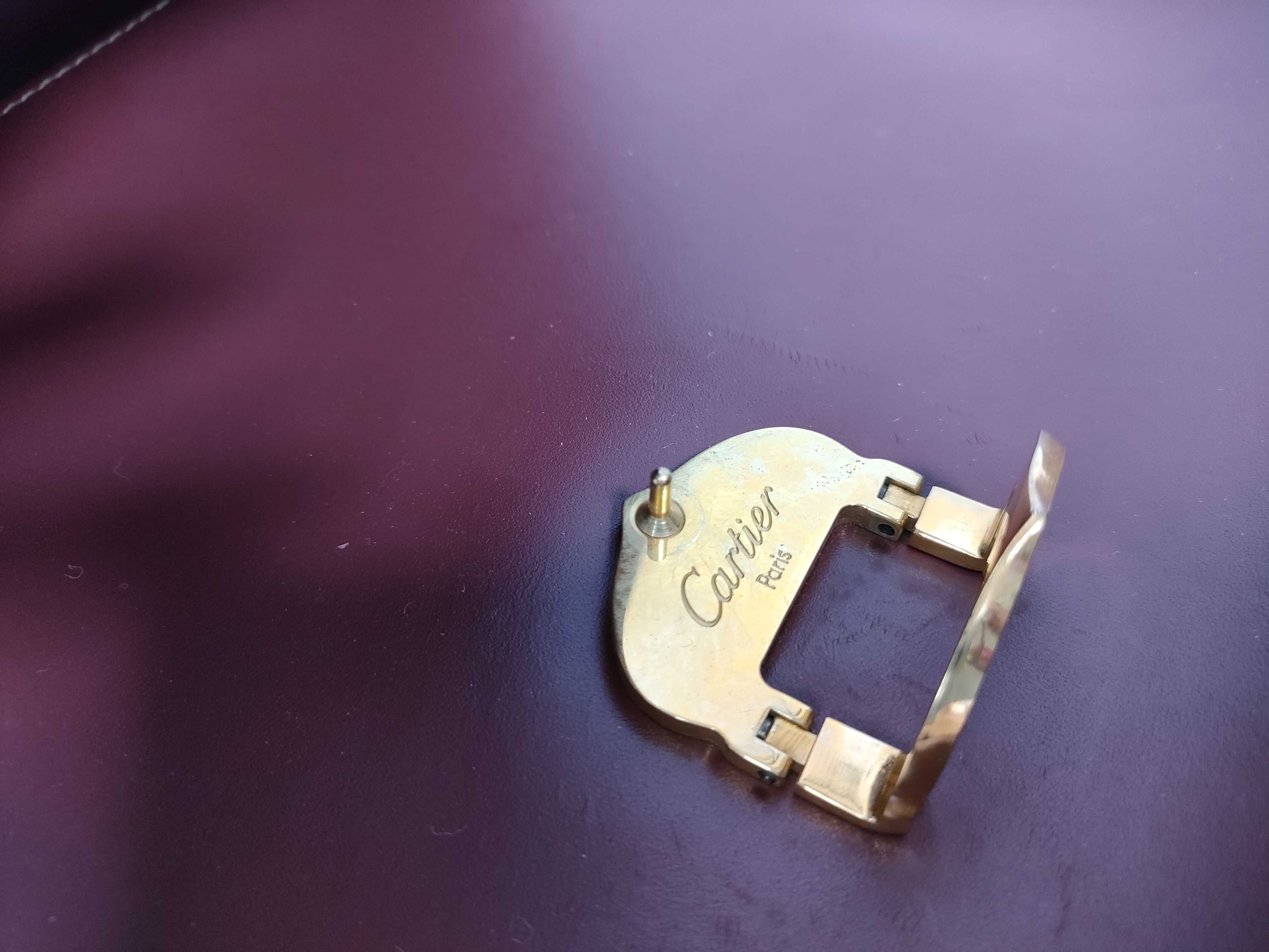 Must Line Bordeaux Leather Top Handle Handbag — view 11
