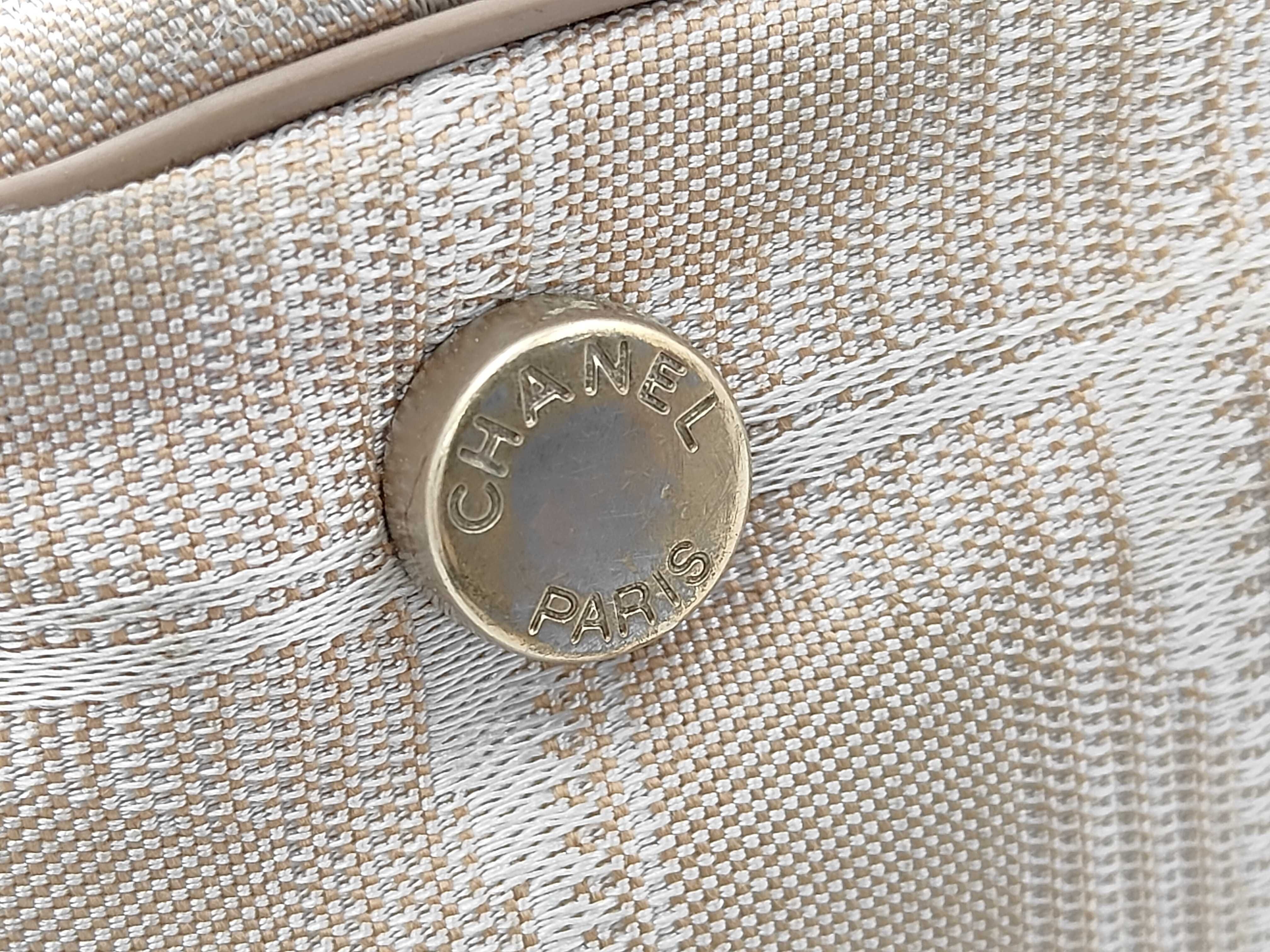 New Travel Nylon x Leather Beige Tote Bag — view 13