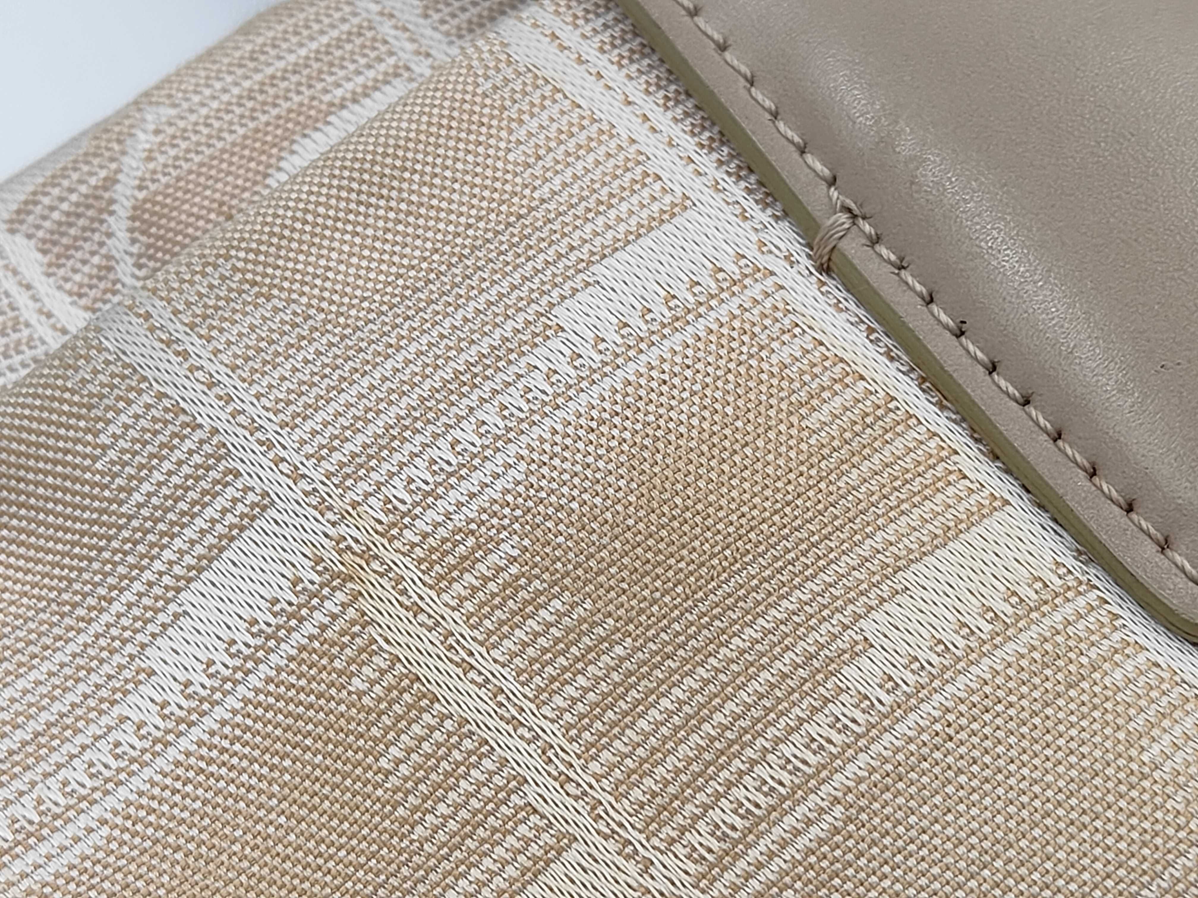 New Travel Nylon x Leather Beige Tote Bag — view 14
