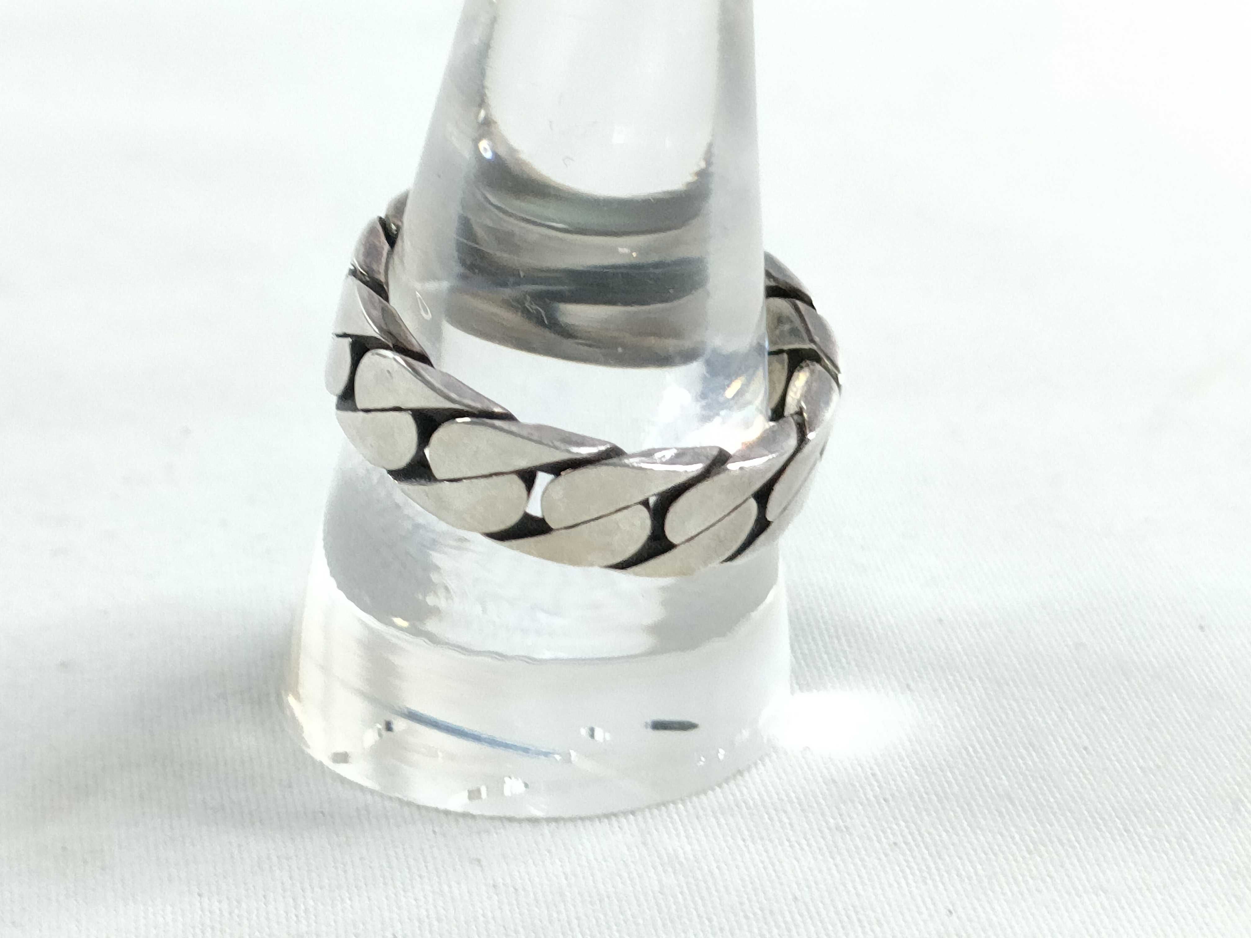 Interlocking G Silver Ring (8824) — view 3