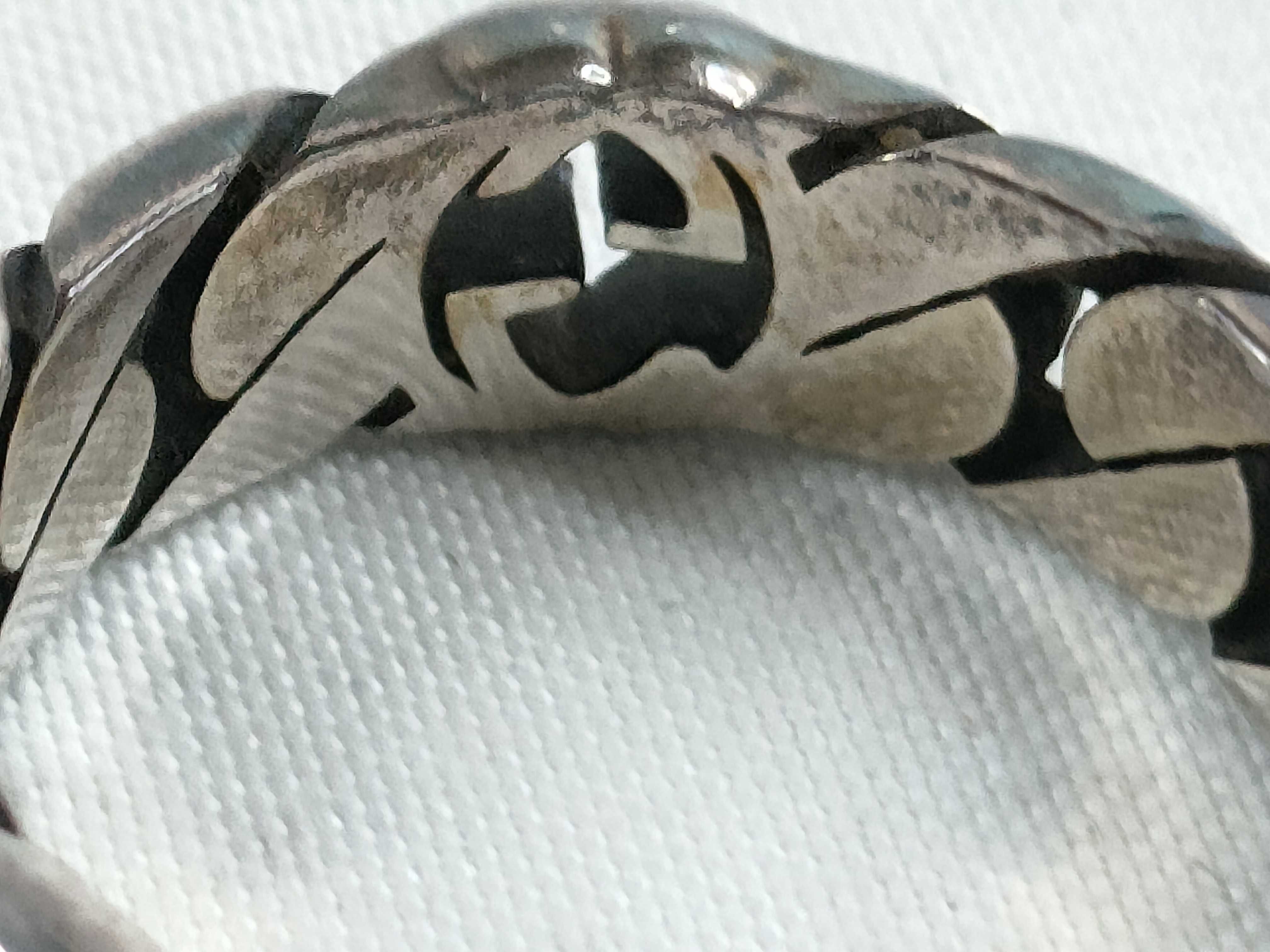Interlocking G Silver Ring (8824) — view 7