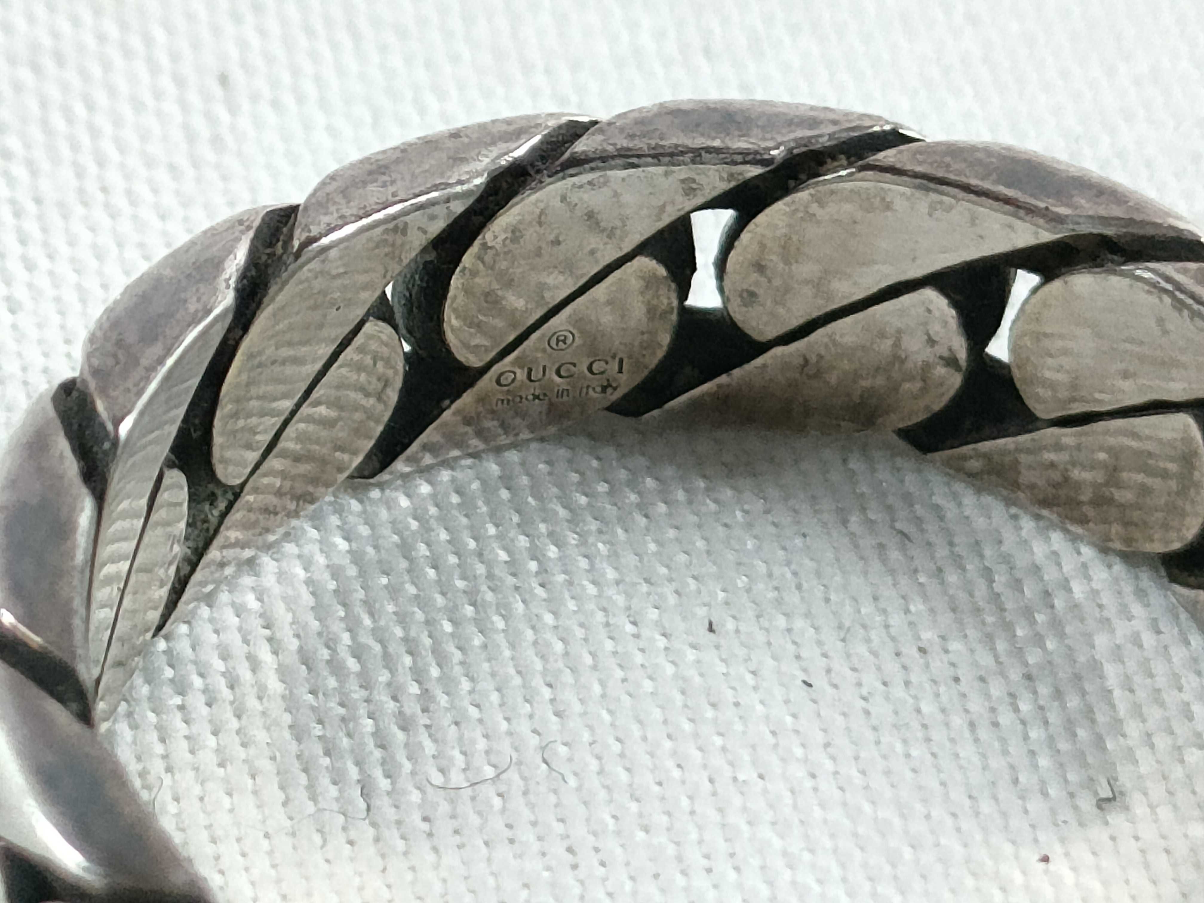 Interlocking G Silver Ring (8824) — view 9