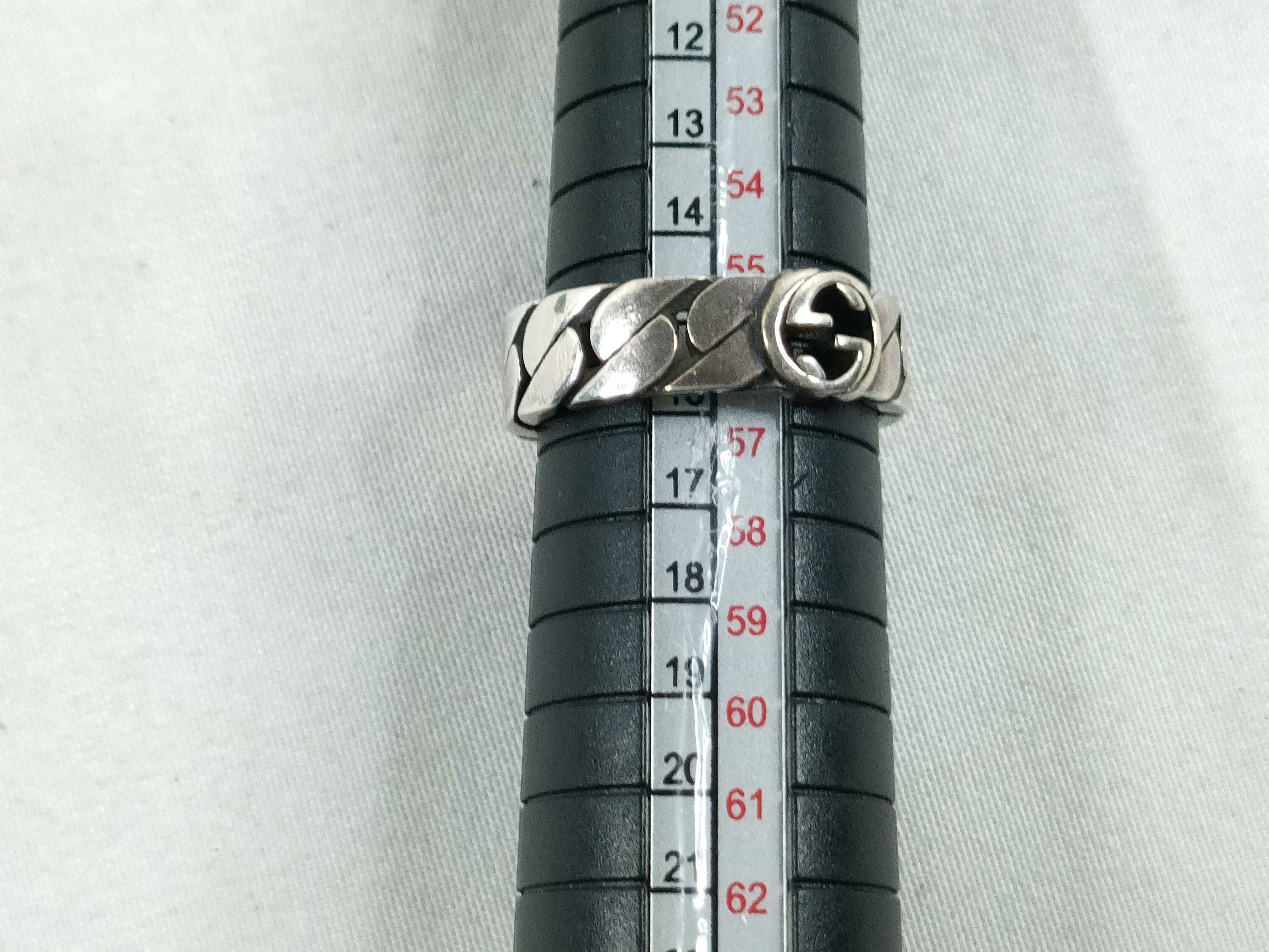 Interlocking G Silver Ring (8824) — view 10
