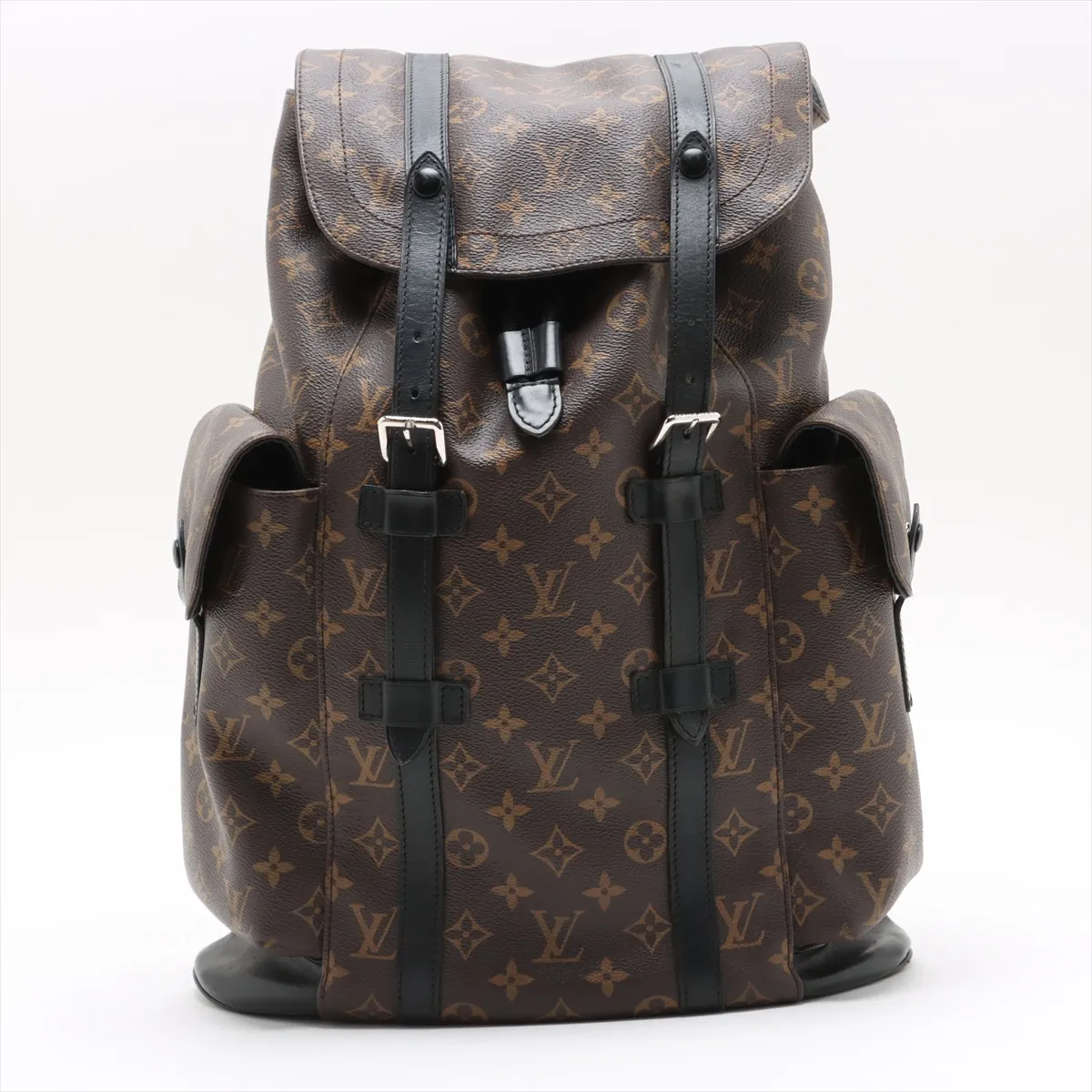 Monogram Macassar Christopher MM M43735 RI0156 Brown x Black