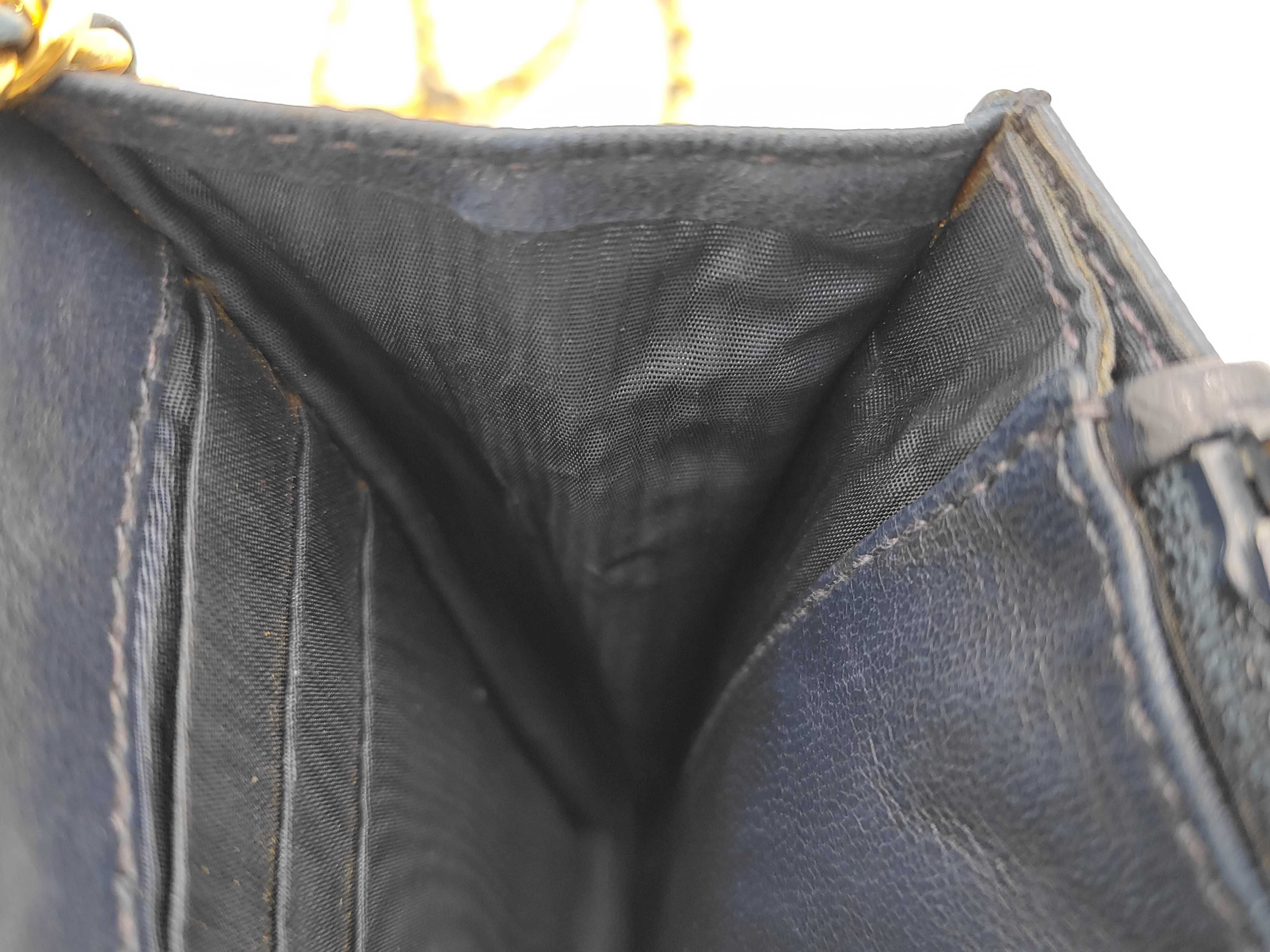 denim chain wallet, blue, serial number 4, shoulder bag. — view 12