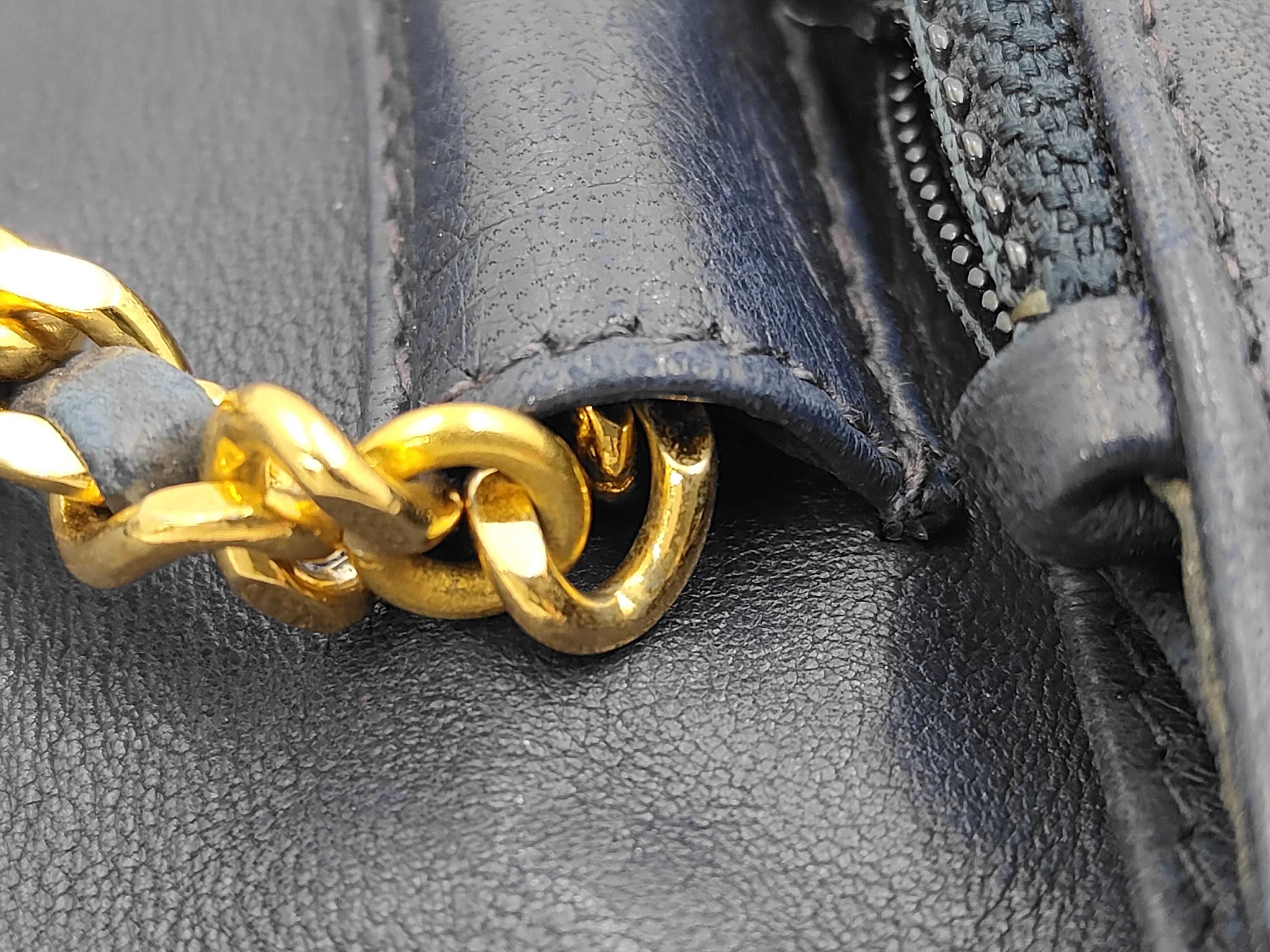 denim chain wallet, blue, serial number 4, shoulder bag. — view 7