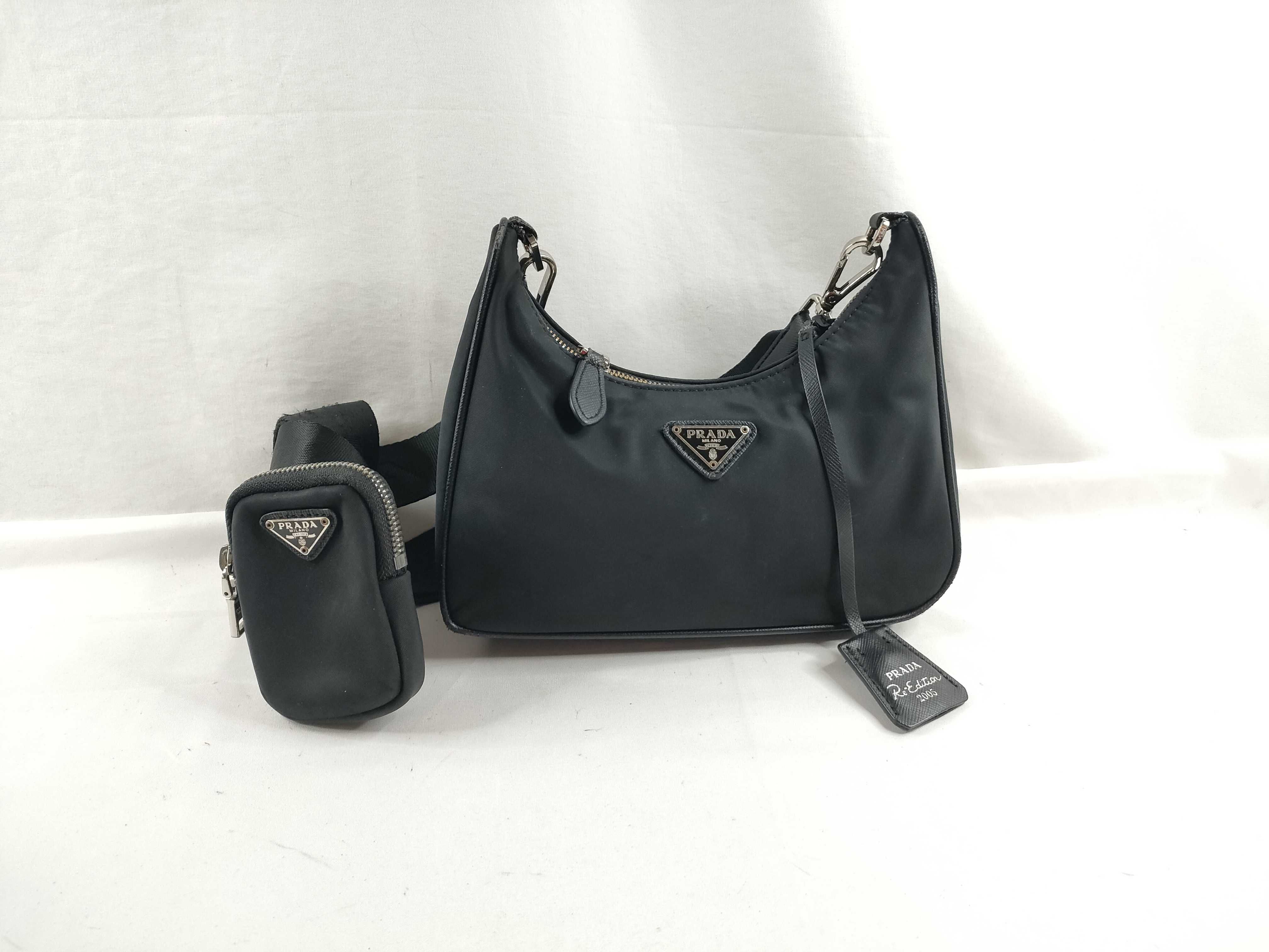 Nylon Prada Saffiano Shoulder Bag