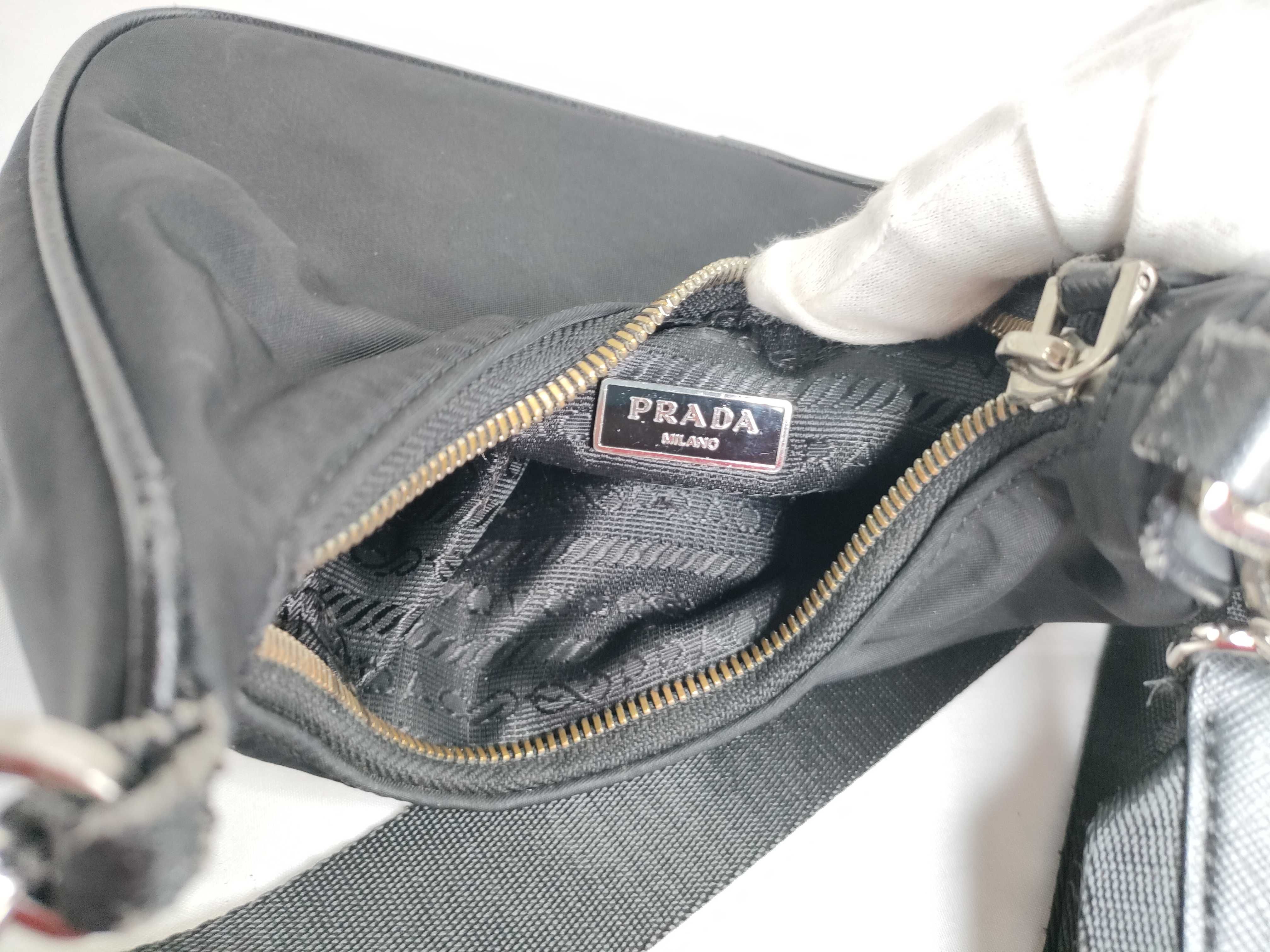Nylon Prada Saffiano Shoulder Bag — view 12