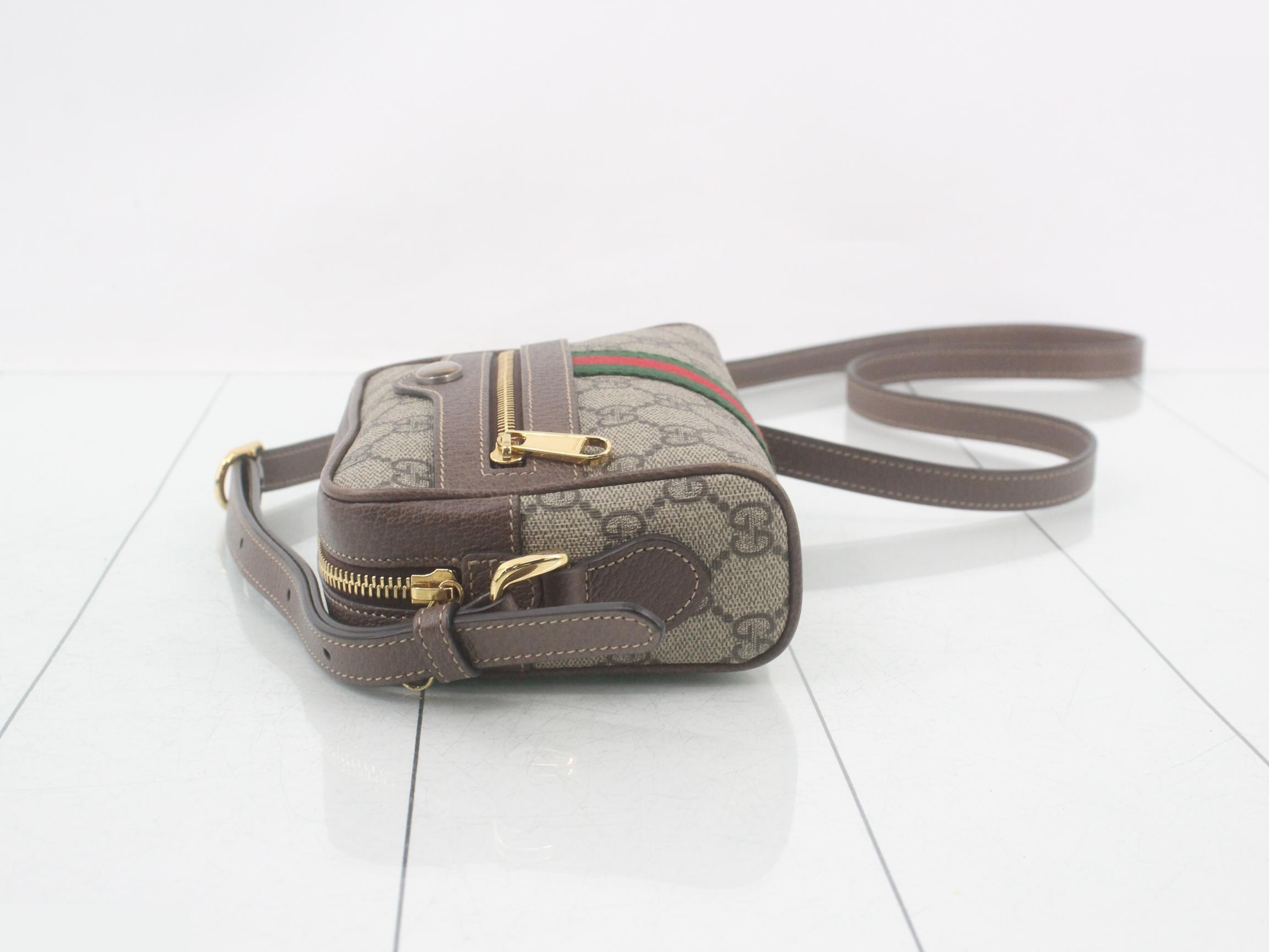 Shoulder bag, Ophidia GG Supreme, 517350 — view 4