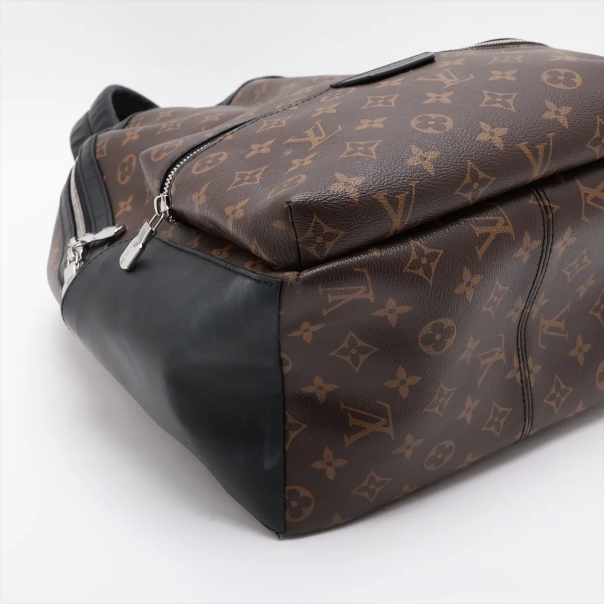 Monogram Macassar Discovery Backpack PM M46684 (Serial Number Unknown) Brown x Black — view 4