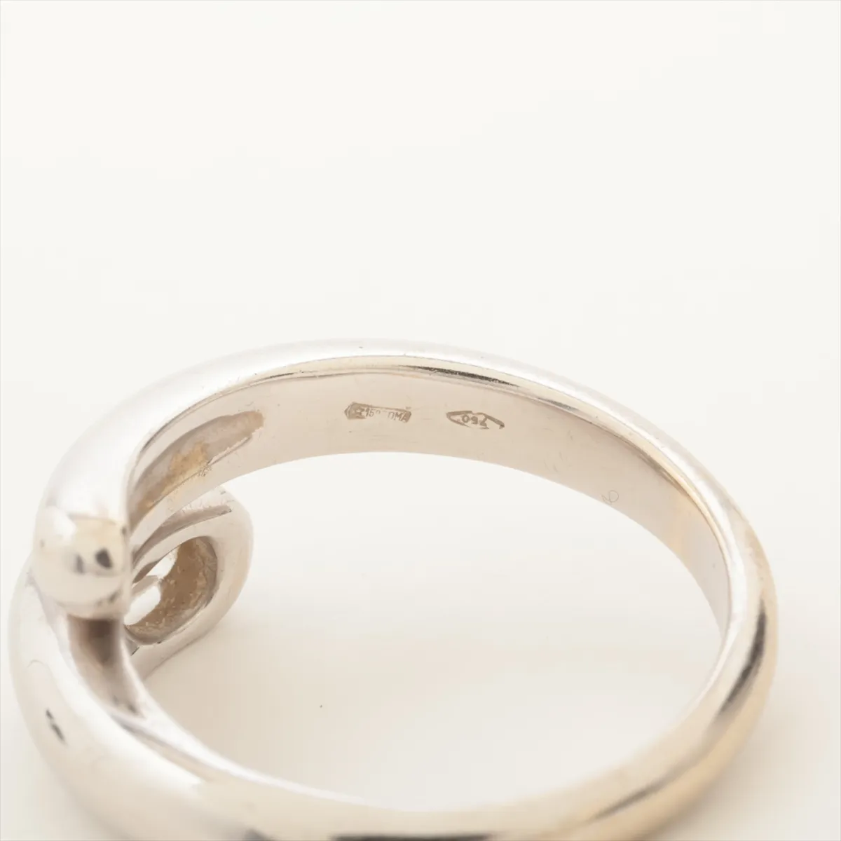 Astrea Diamond Ring 750(WG) 6.1g Faint engraving, waxy eyes, — view 3