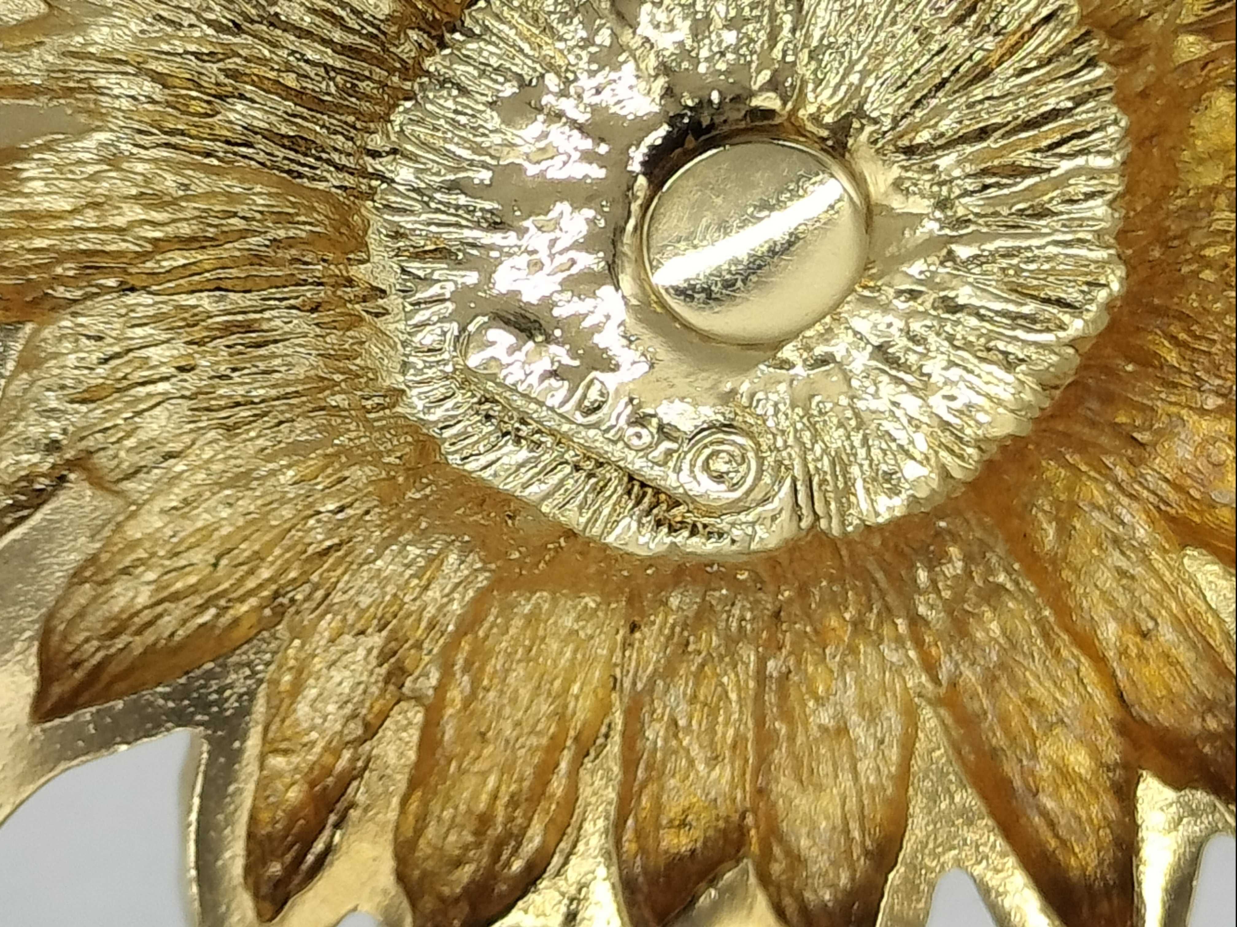 Flower/Rhinestone Brooch — view 5
