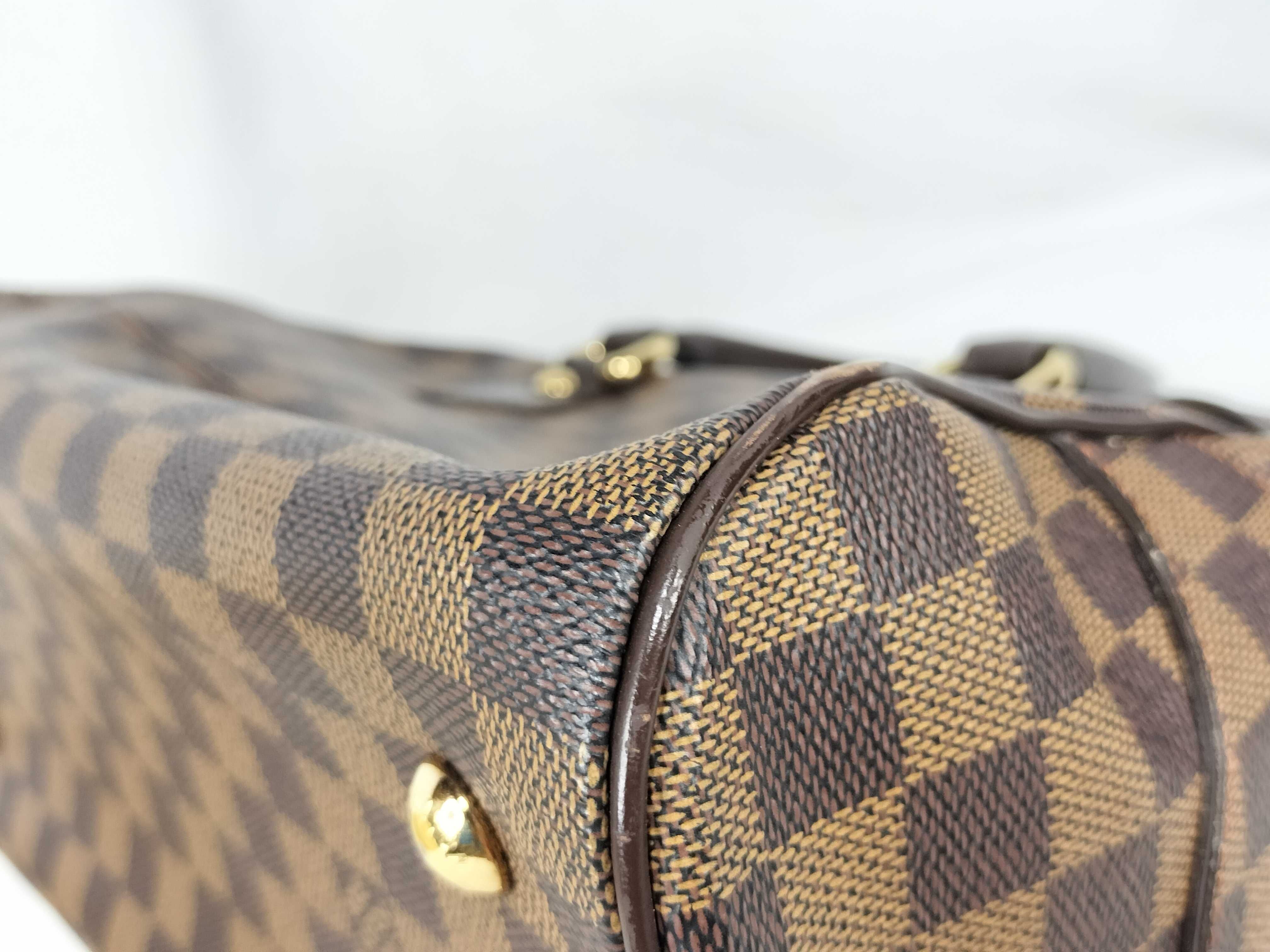 Damier Louis Vuitton Brown Damier N60008 Duomo Handbag — view 7