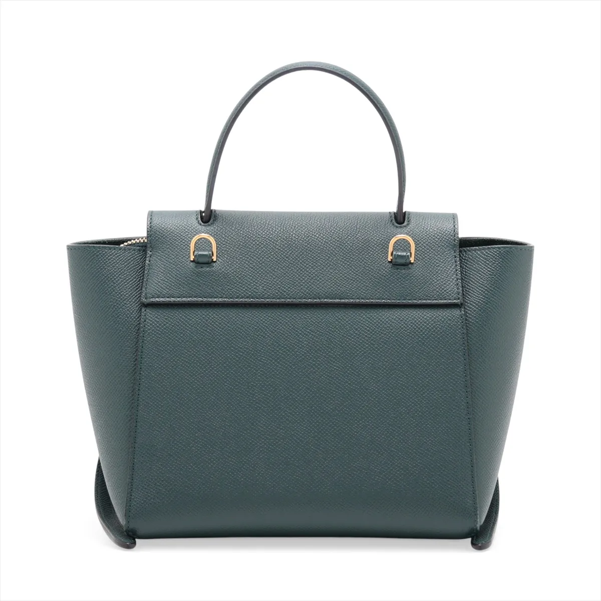 Belt Bag Micro Leather 2-Way Handbag Green — view 2