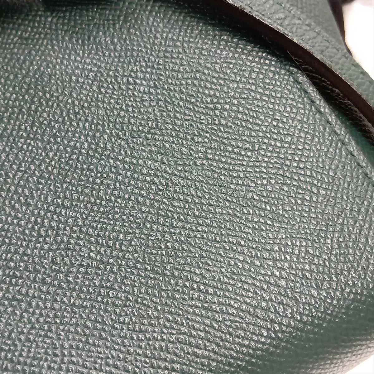 Belt Bag Micro Leather 2-Way Handbag Green — view 11