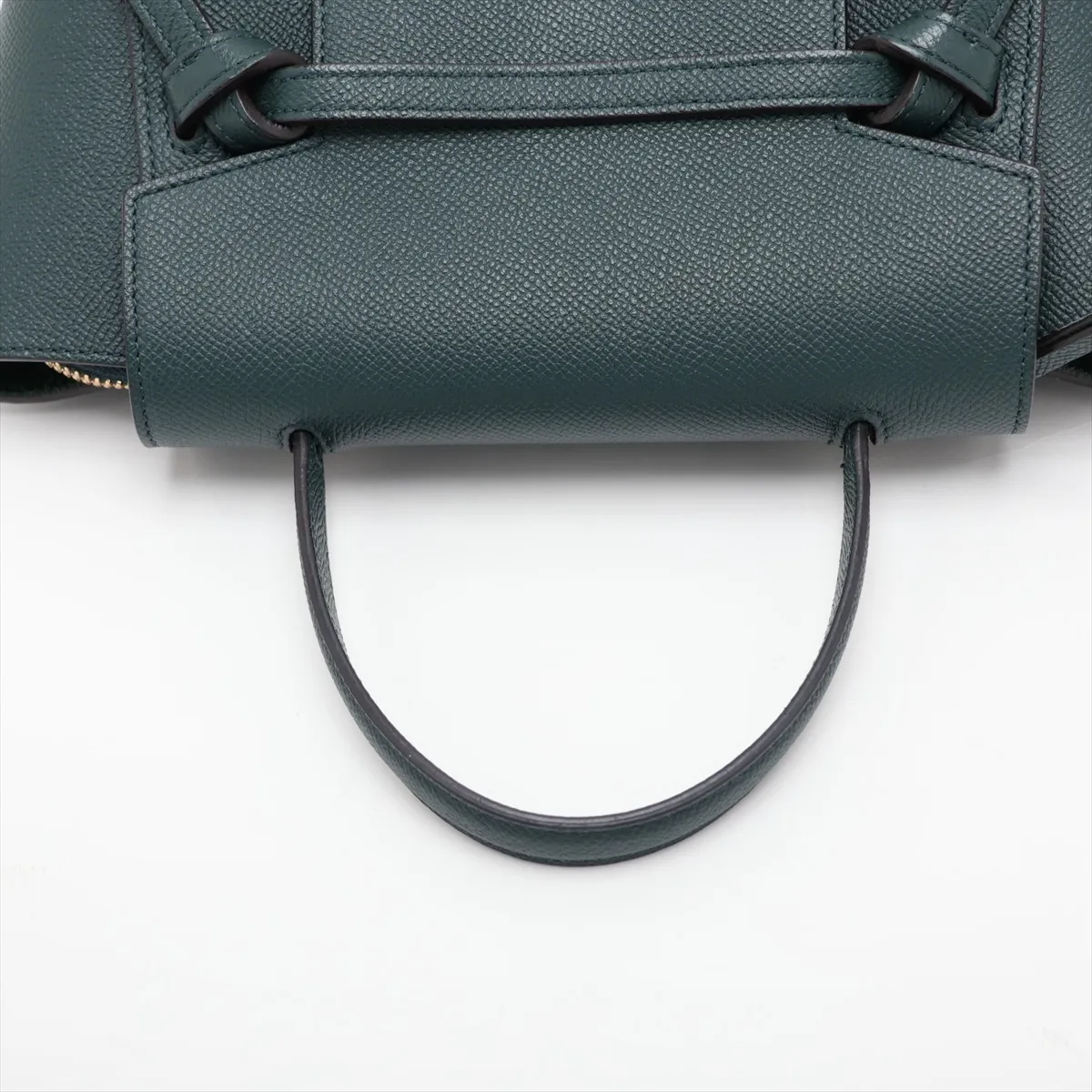 Belt Bag Micro Leather 2-Way Handbag Green — view 5