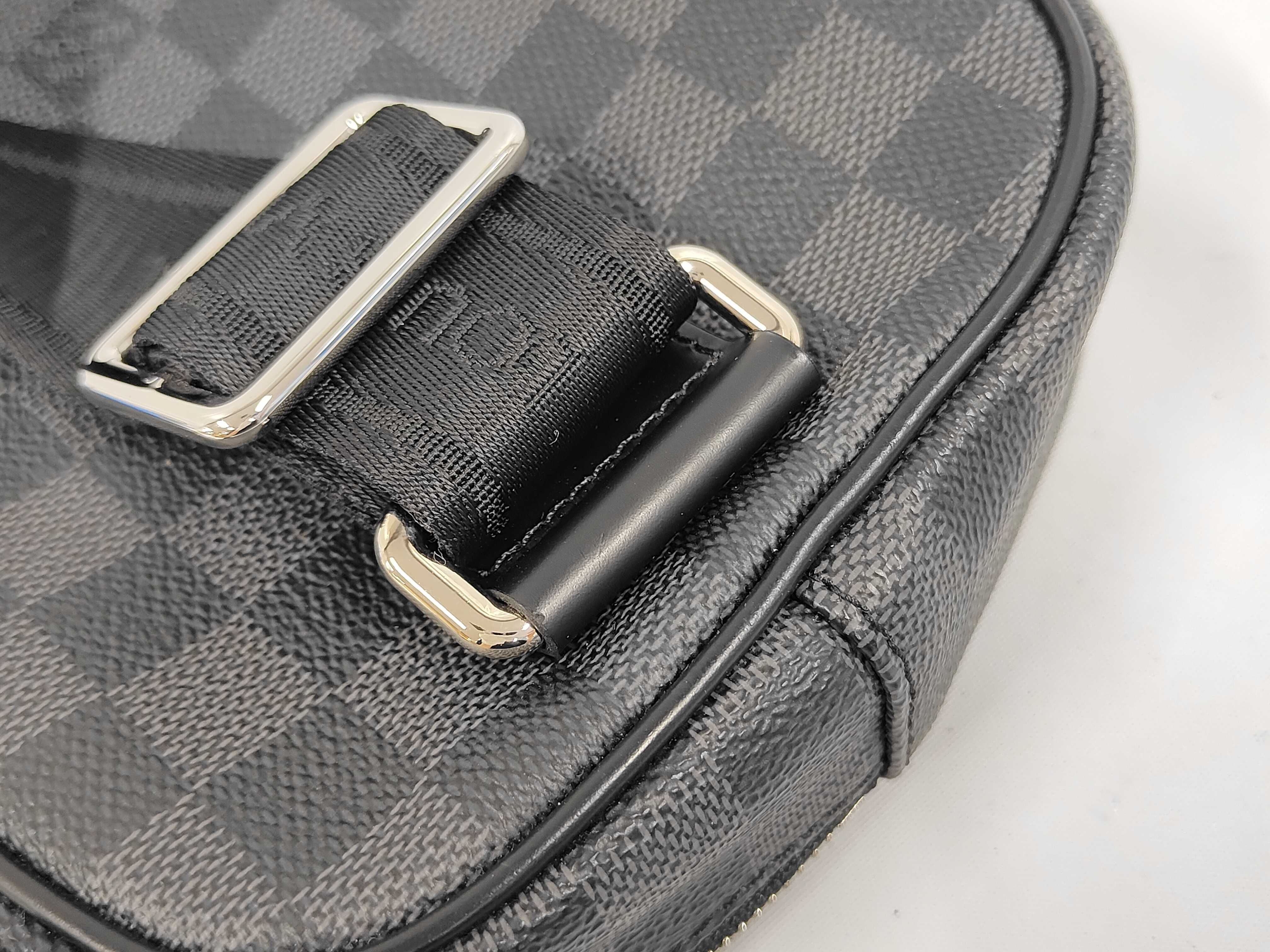 Damier Graphite Ambrelle N41289 Gray Shoulder Bag (RFID detected) — view 6