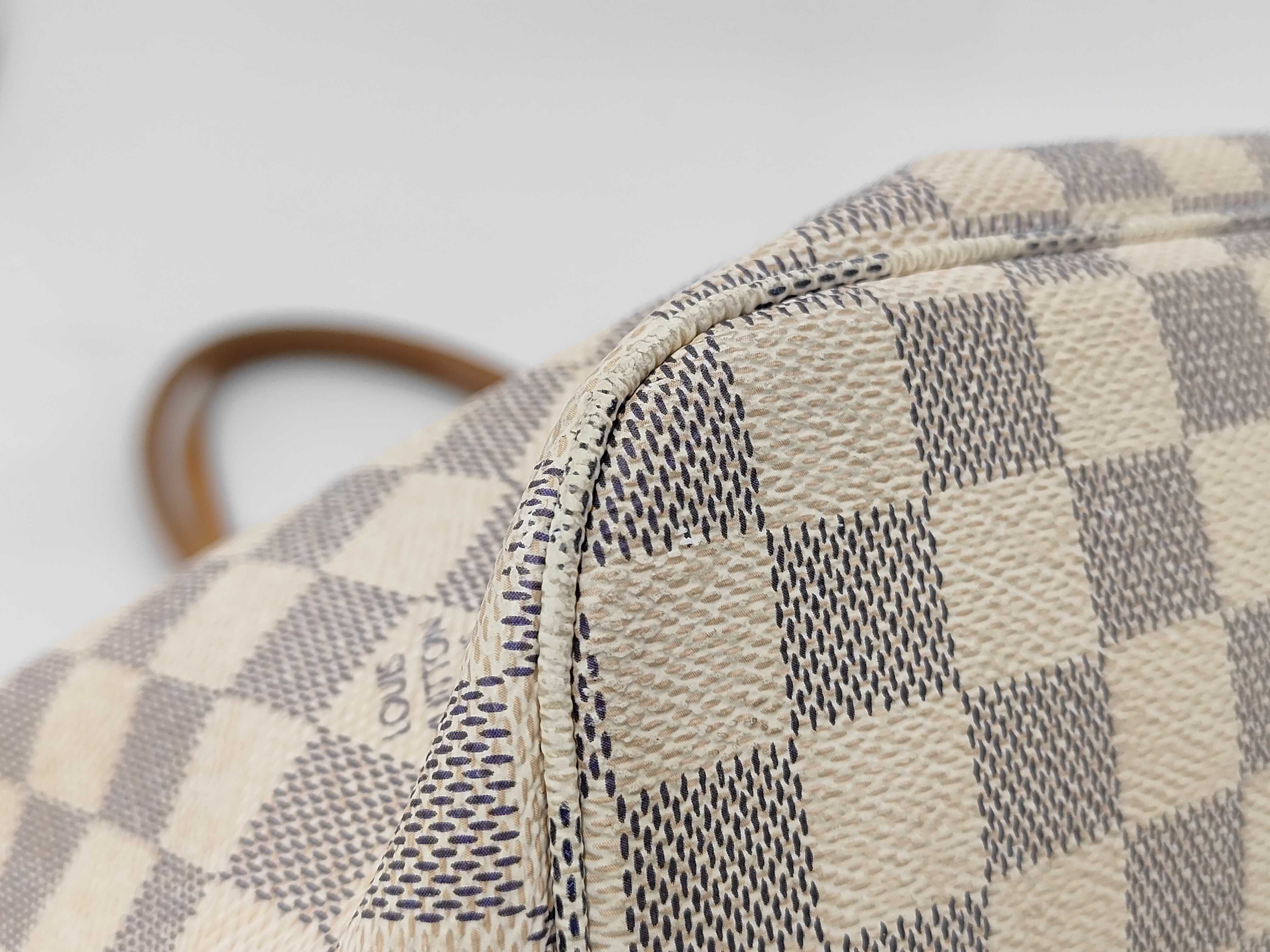 Damier Azur N41361 Neverfull MM Tote Bag — view 6
