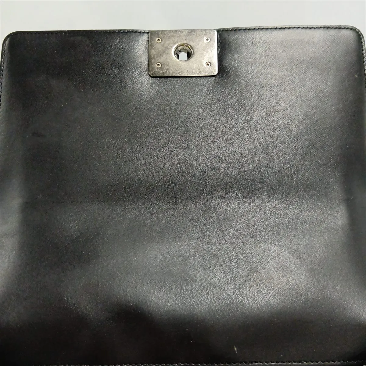 Boy Chanel 25 Lambskin Chain Shoulder Bag, Black with Gunmetal Hardware, Serial Number 16-series, A67086 — view 13