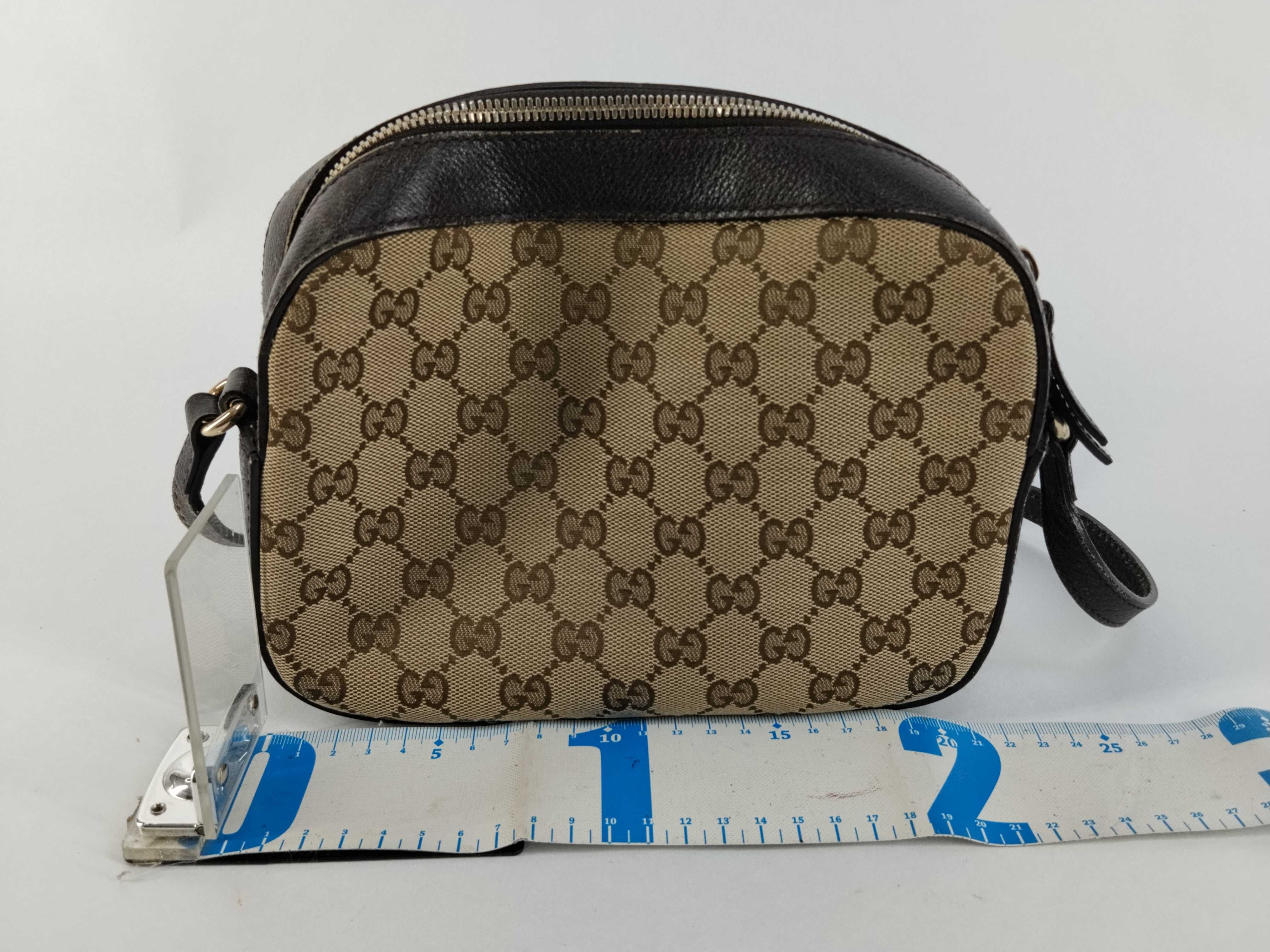 GG Supreme Gucci Bee Sherry Line GG Canvas Shoulder Bag — view 2
