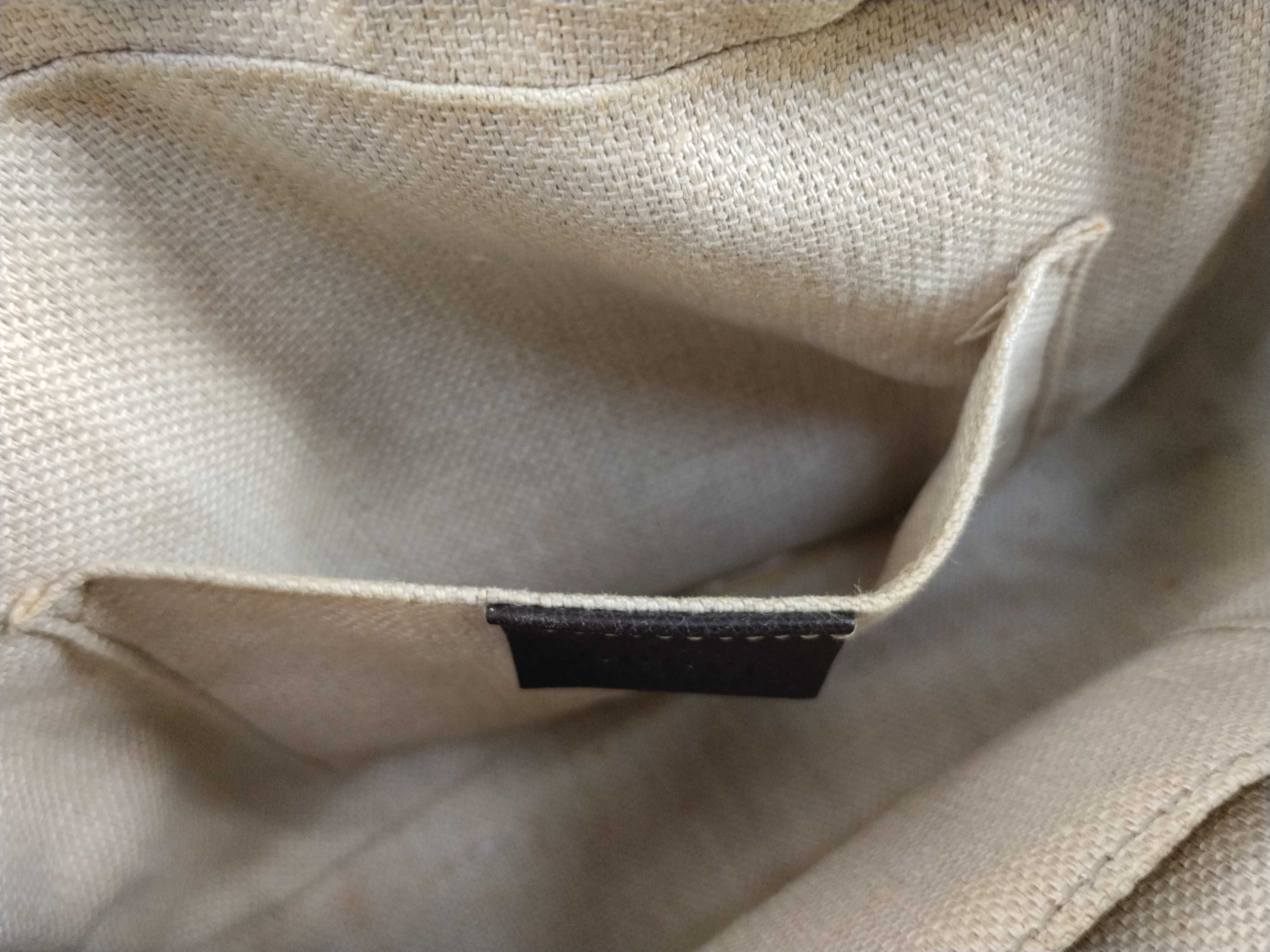 GG Supreme Gucci Bee Sherry Line GG Canvas Shoulder Bag — view 12