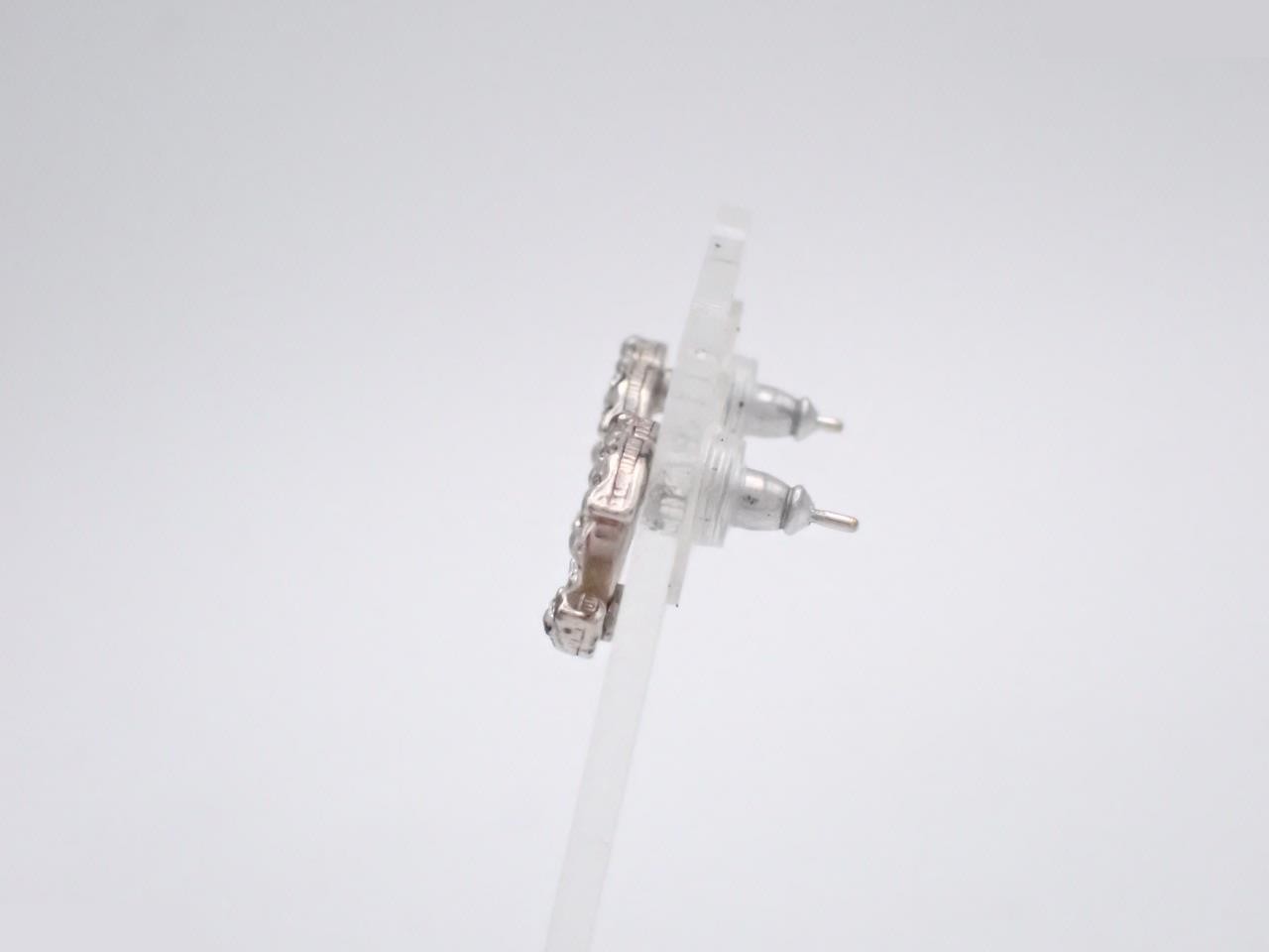 earrings here mark rhinestone A14P width 1.5cm — view 3