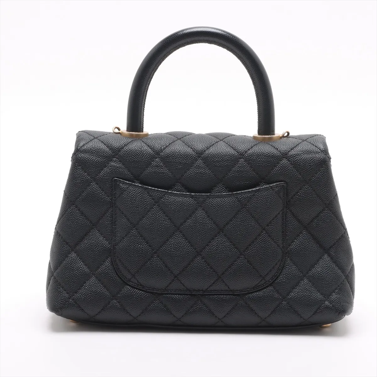 [Individually wrapped] Chanel Coco Handle 24 XS Caviar Skin 2WAY Handbag Black Gold Hardware 24936682 24th Series A92990 — view 2