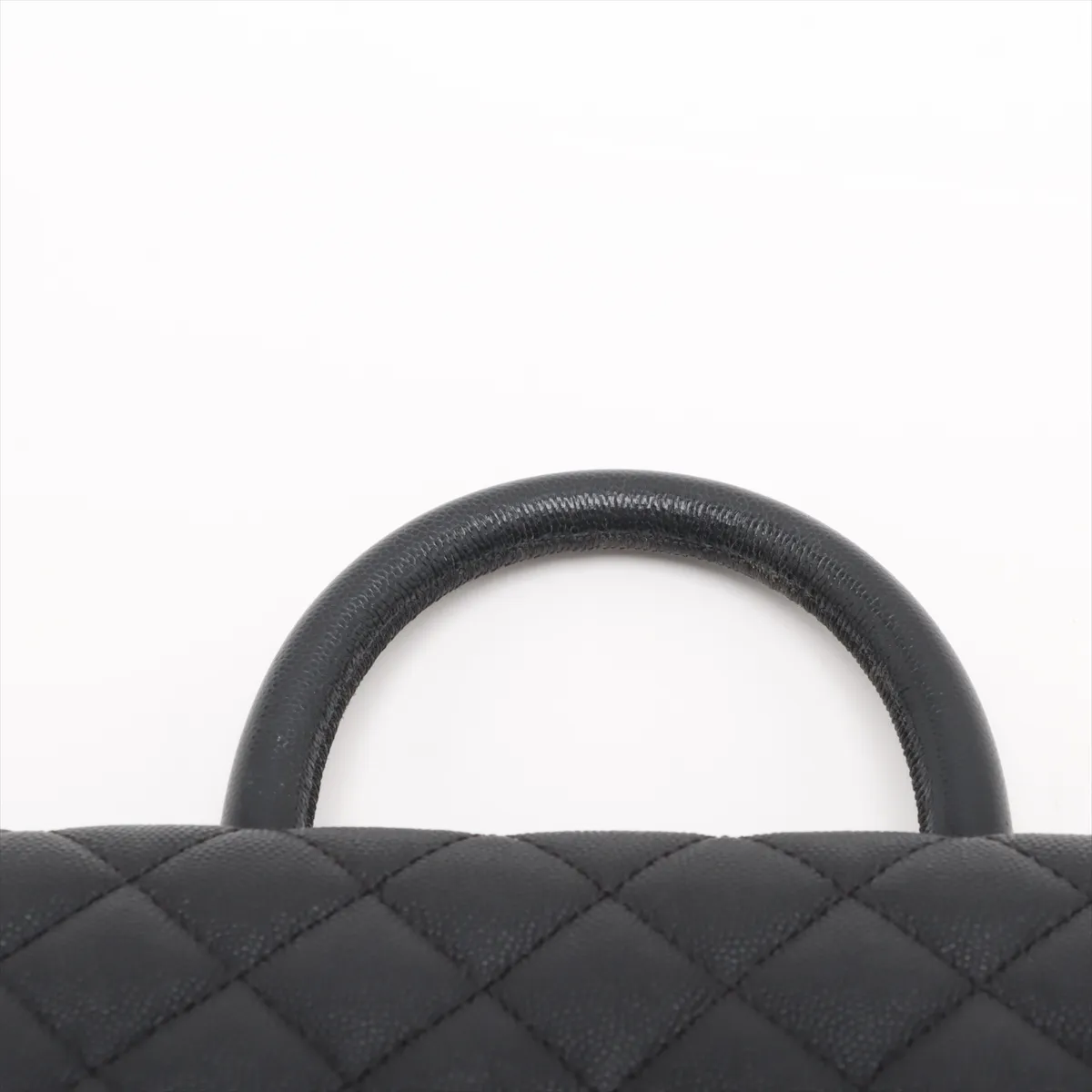 [Individually wrapped] Chanel Coco Handle 24 XS Caviar Skin 2WAY Handbag Black Gold Hardware 24936682 24th Series A92990 — view 6