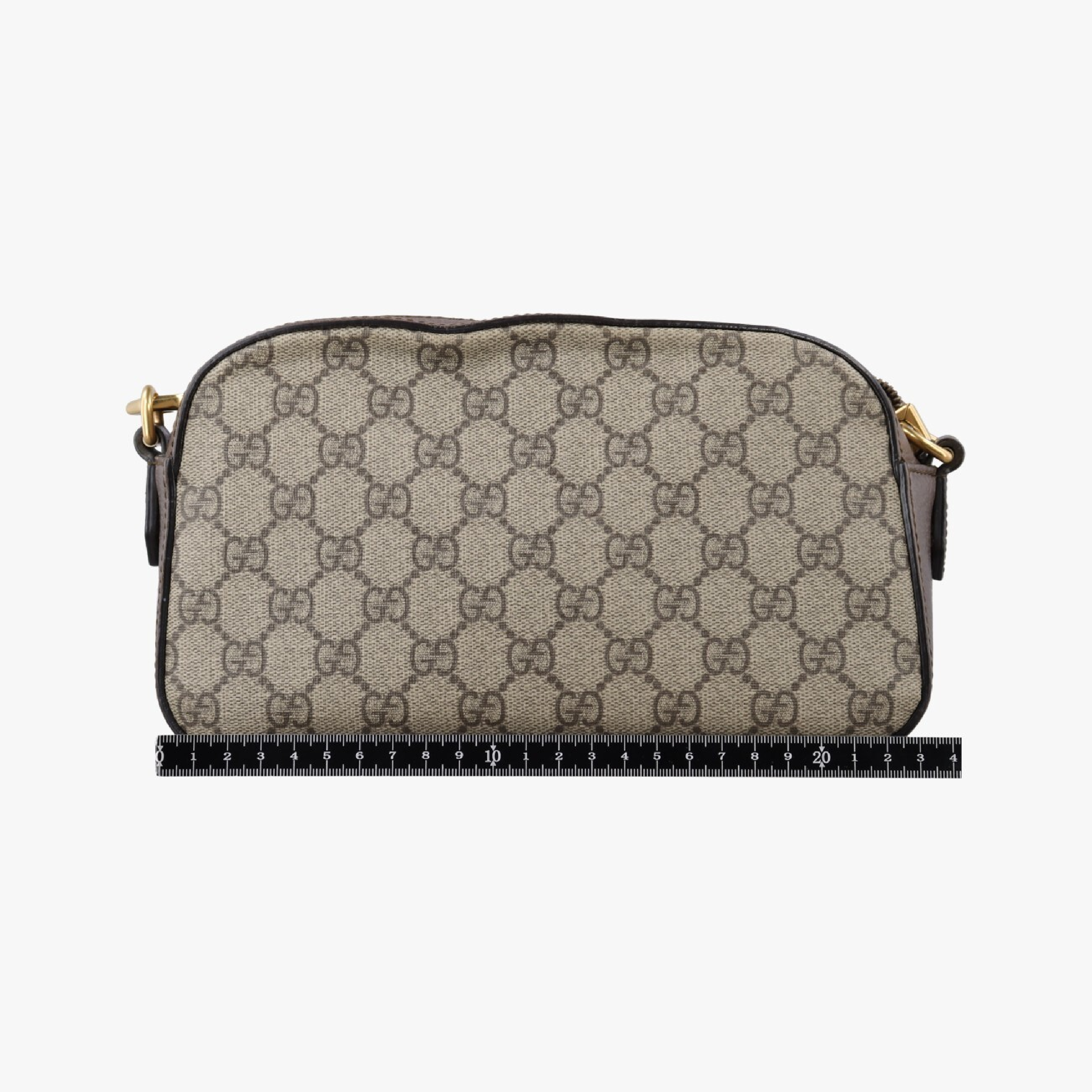 Neo Vintage Messenger Bag, Brown, PVC Coated Canvas x Leather, 476466 A032886542, Shoulder Bag — view 2