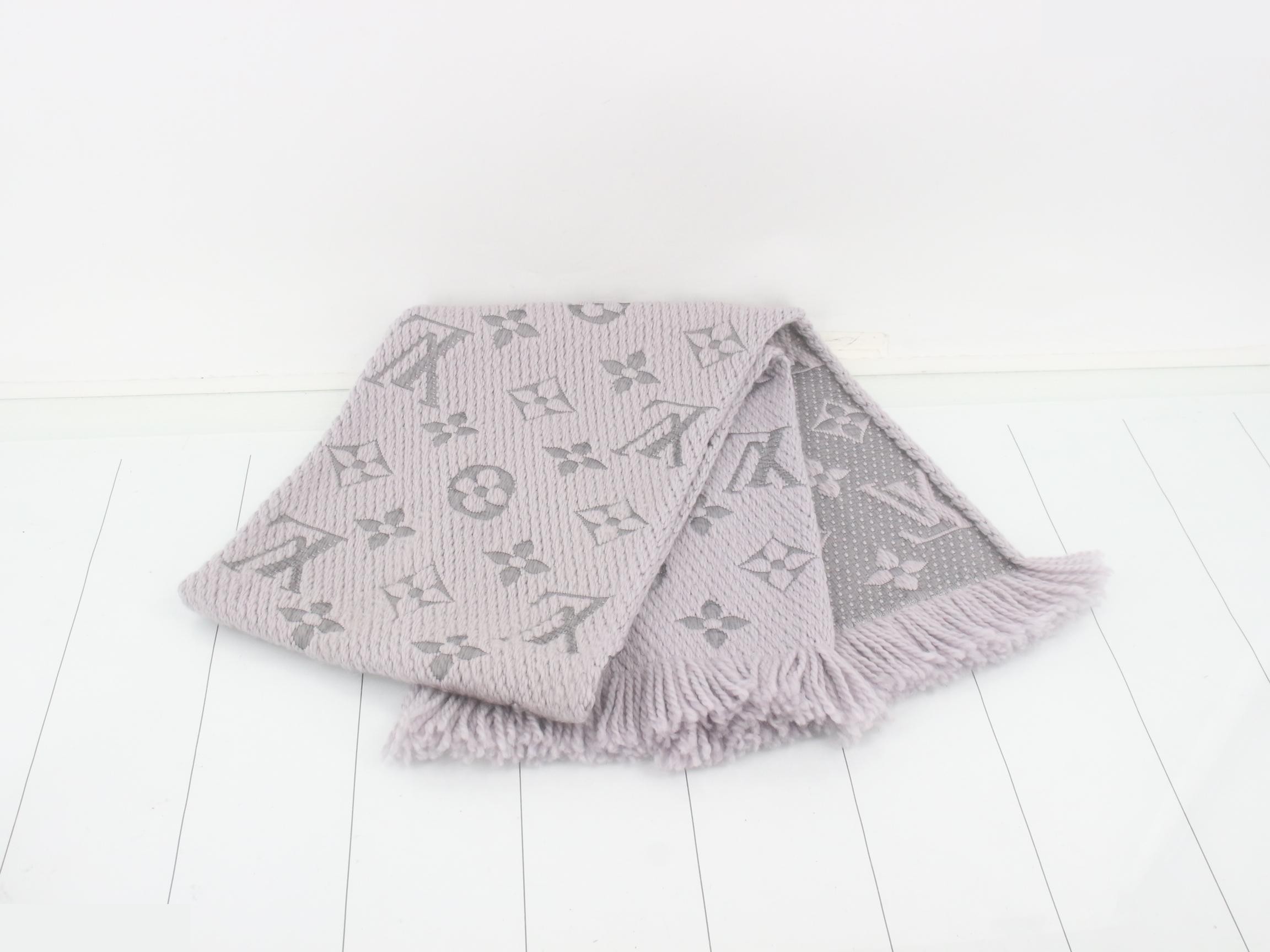 Echarpe Logomania Gris Perle — view 3