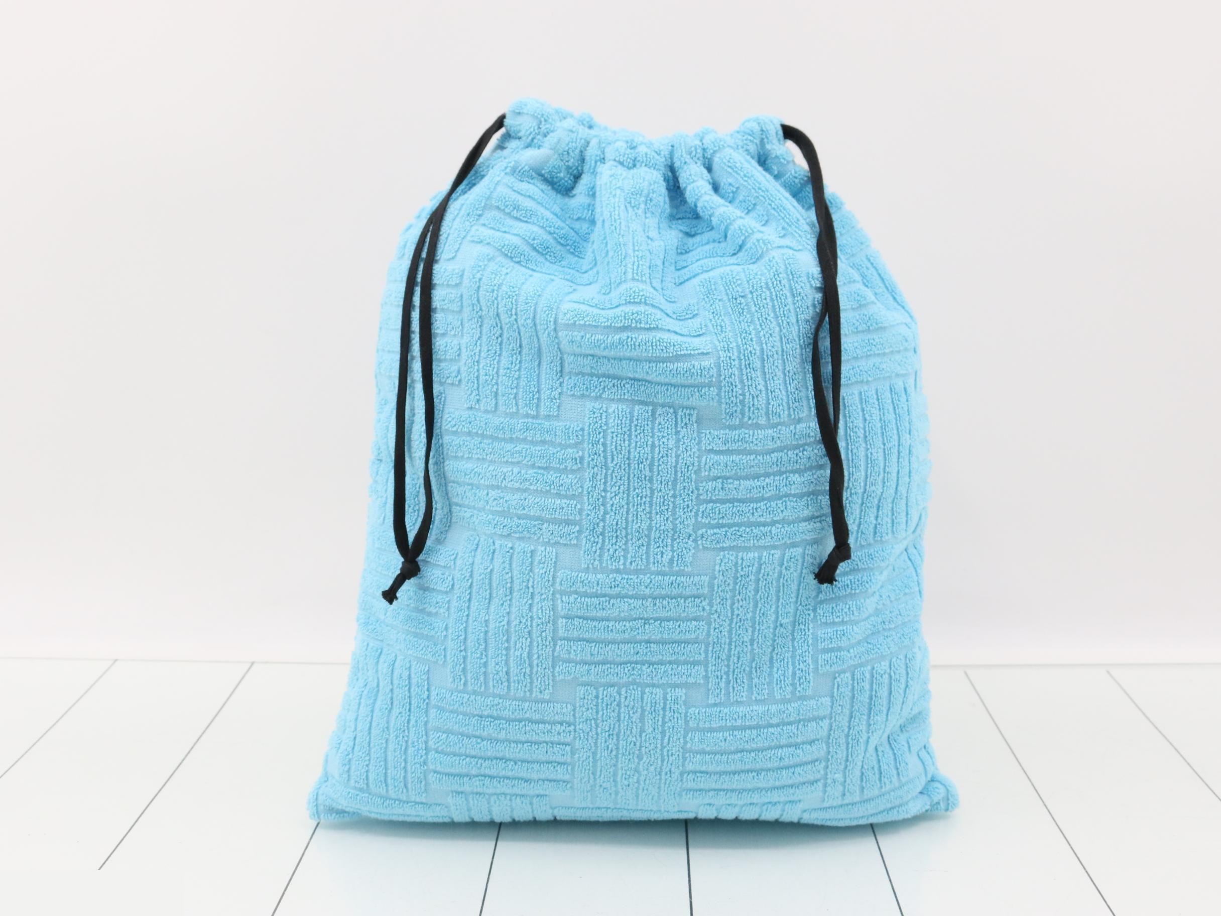 blue pouch bag — view 2