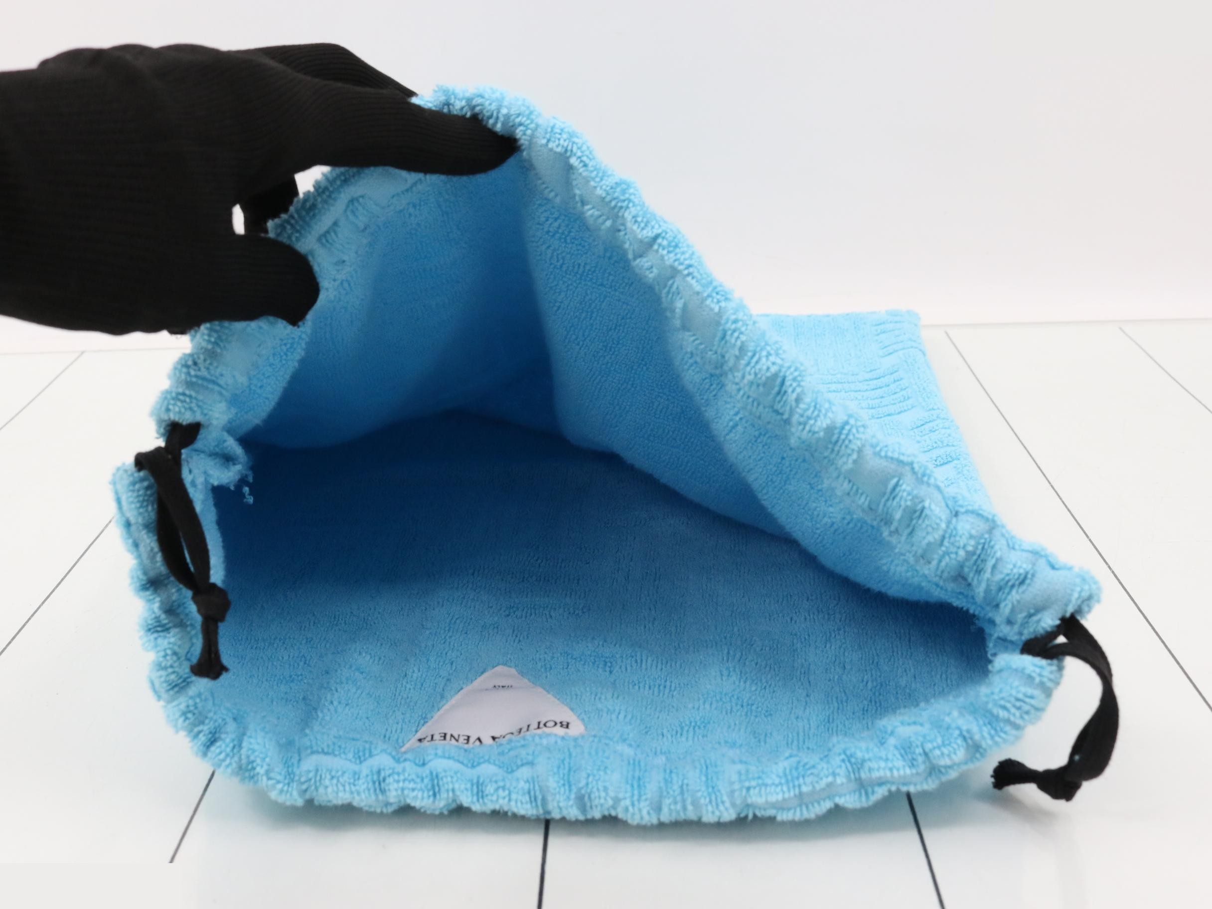 blue pouch bag — view 4