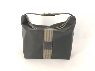 Pecan Pattern Accessory Pouch Shoulder Bag Black Pouch