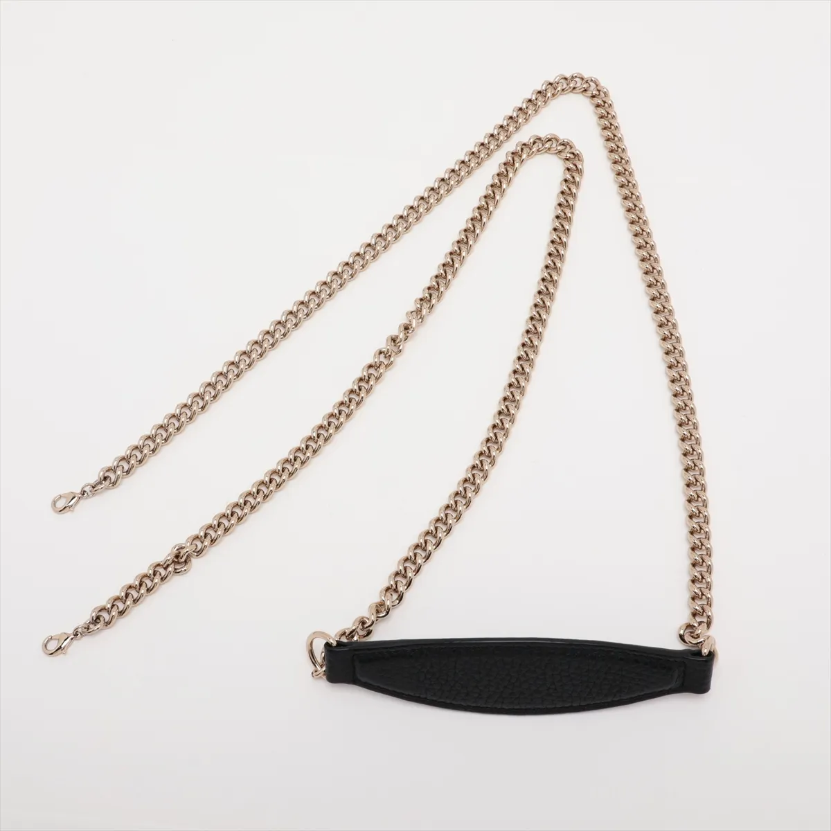 Soho Leather Chain Wallet, Black, 598211 — view 5