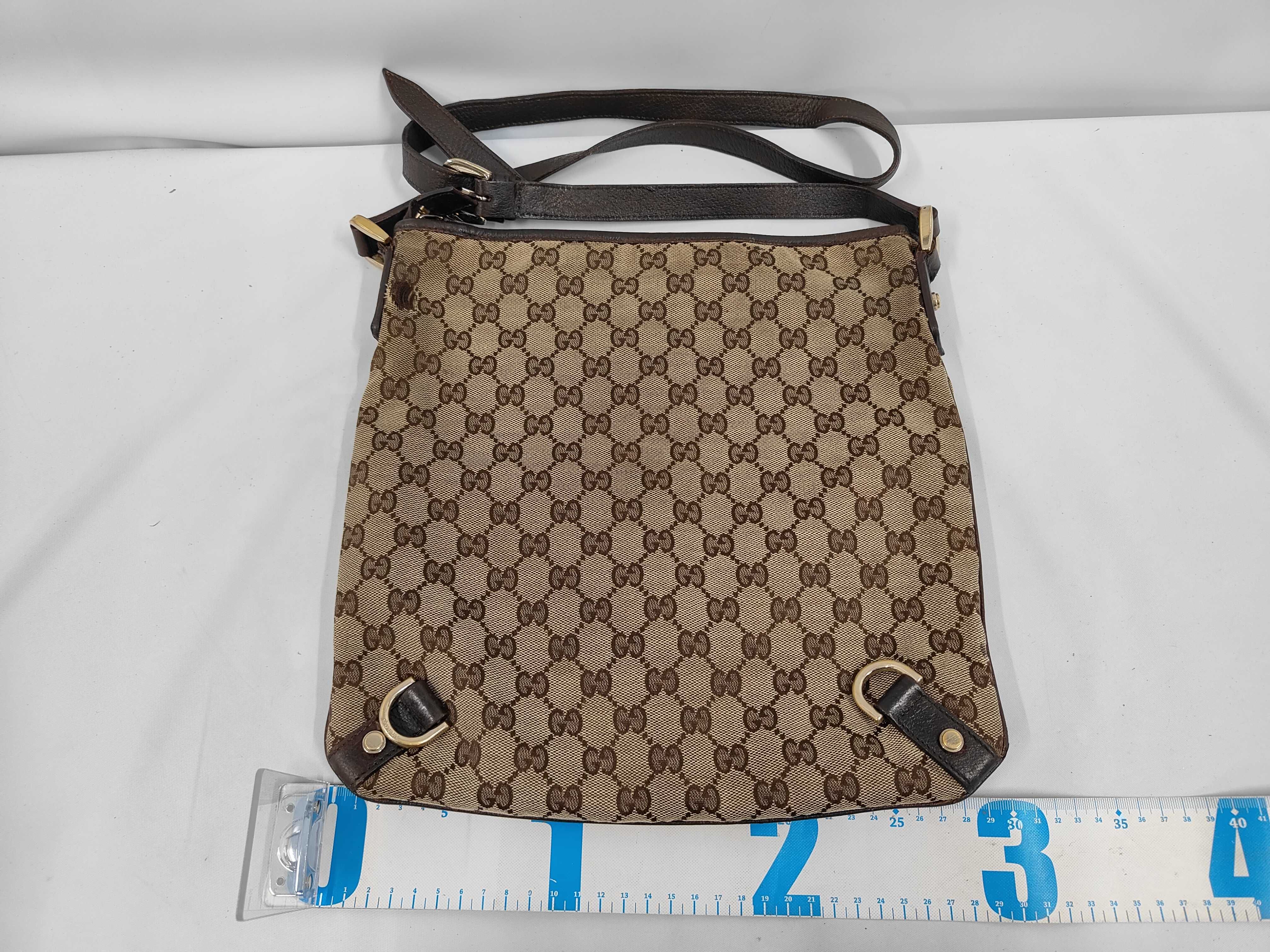 GG Canvas x Leather Shoulder Bag — view 2