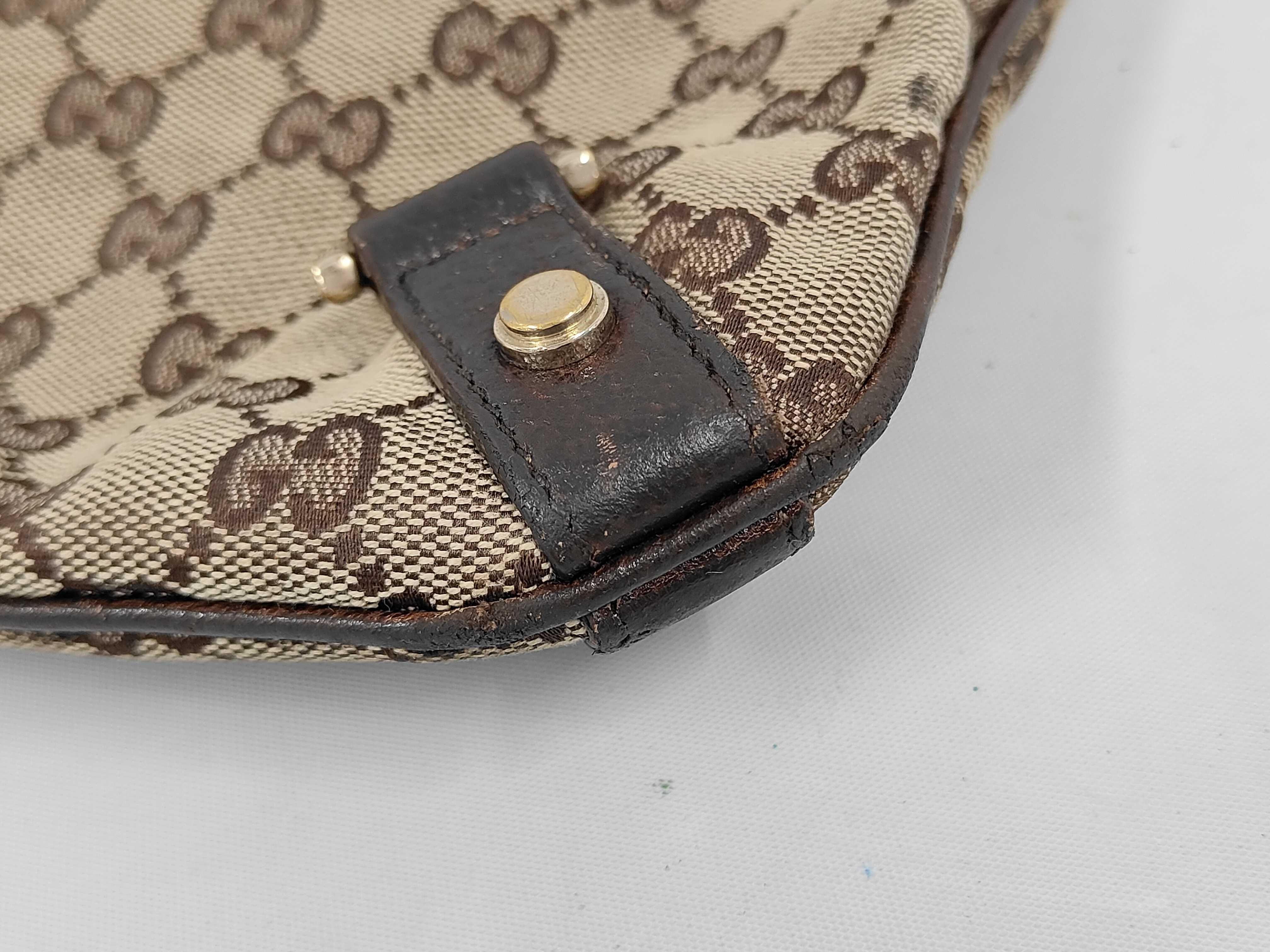 GG Canvas x Leather Shoulder Bag — view 4