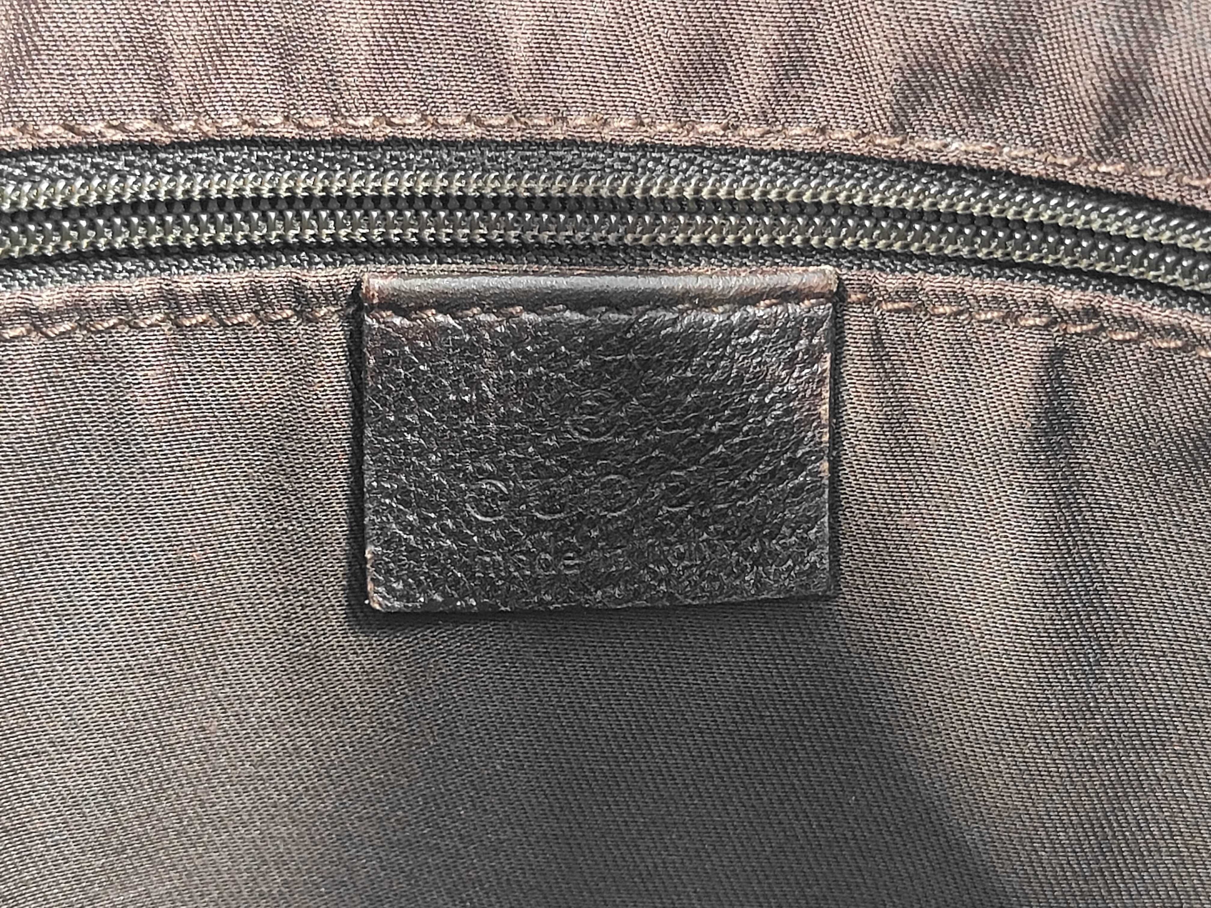 GG Canvas x Leather Shoulder Bag — view 8