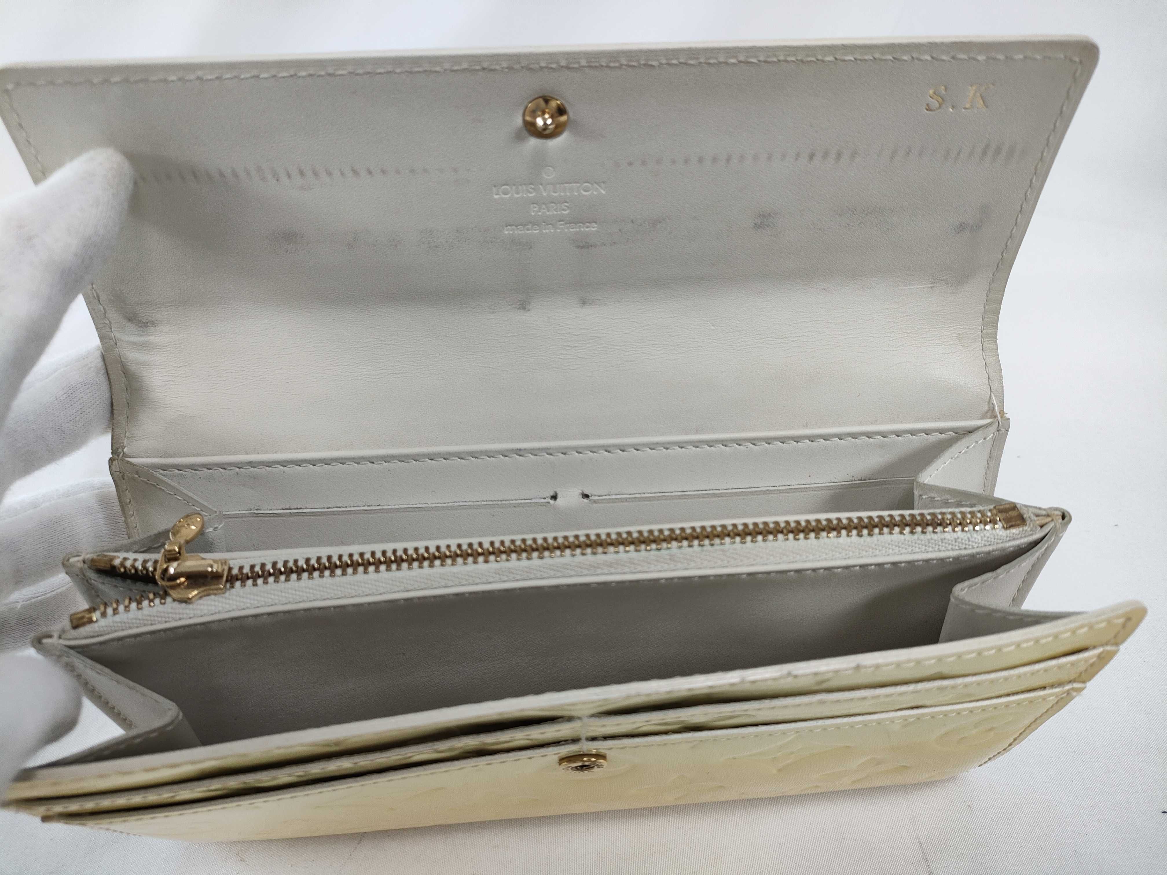 Vernis Louis Vuitton Vernis Wallet Pochette Portemonnaie Credit Yellow M91171 Wallet — view 11