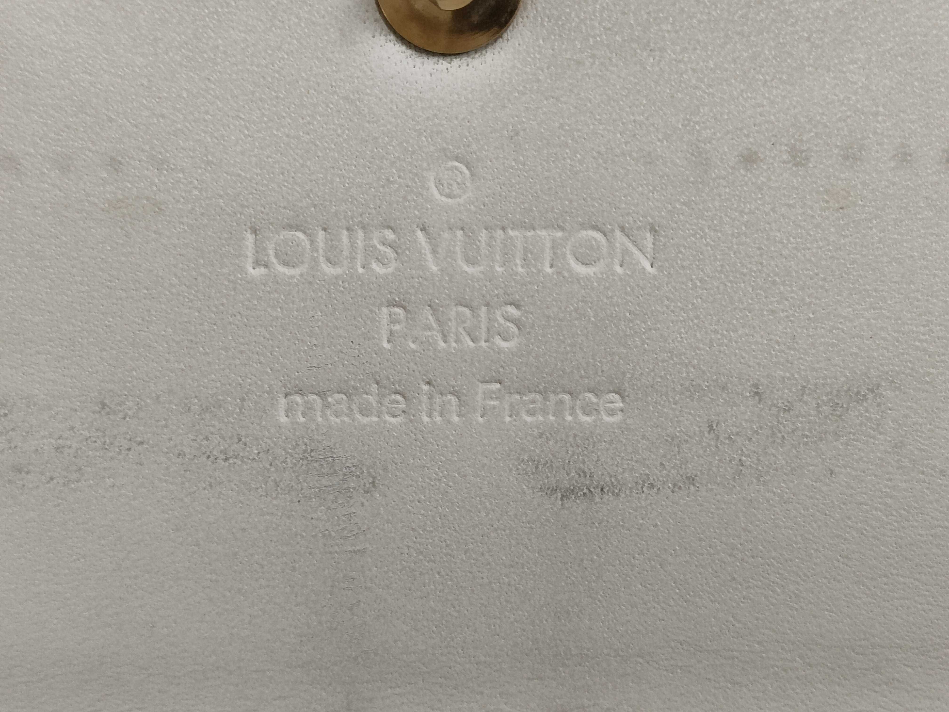Vernis Louis Vuitton Vernis Wallet Pochette Portemonnaie Credit Yellow M91171 Wallet — view 13