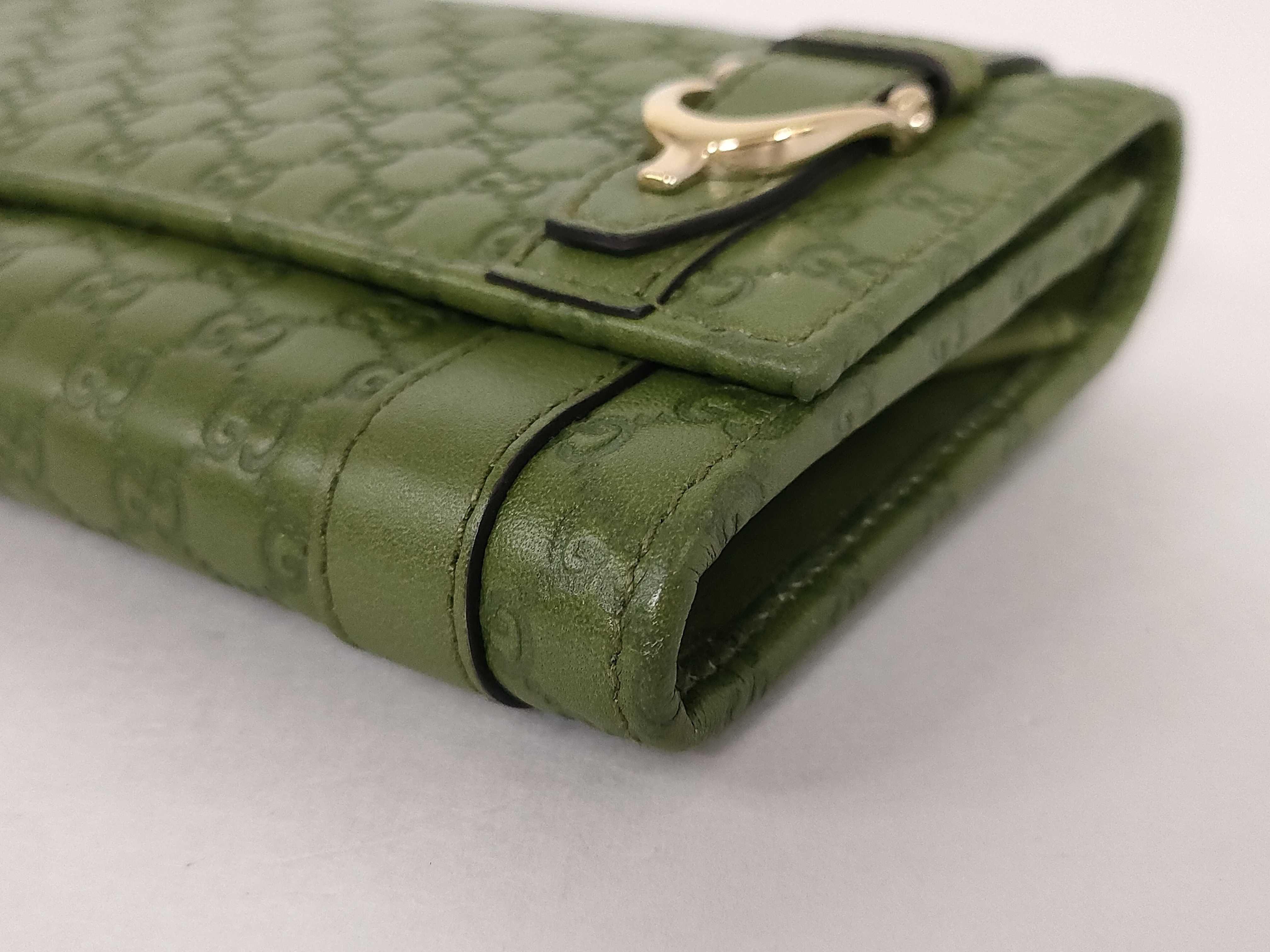 Guccissima Long Wallet Green 309760 Wallet — view 3
