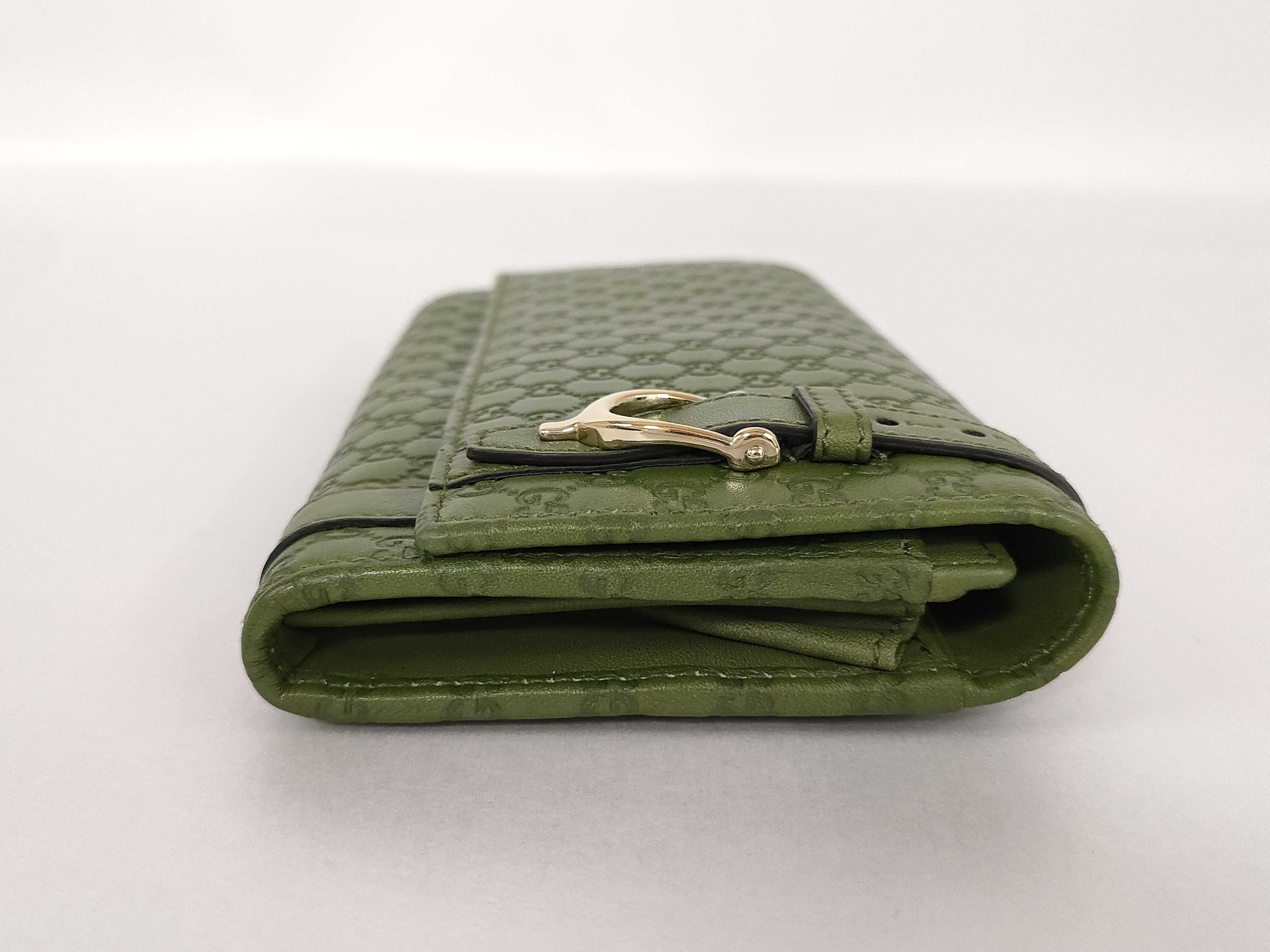 Guccissima Long Wallet Green 309760 Wallet — view 4