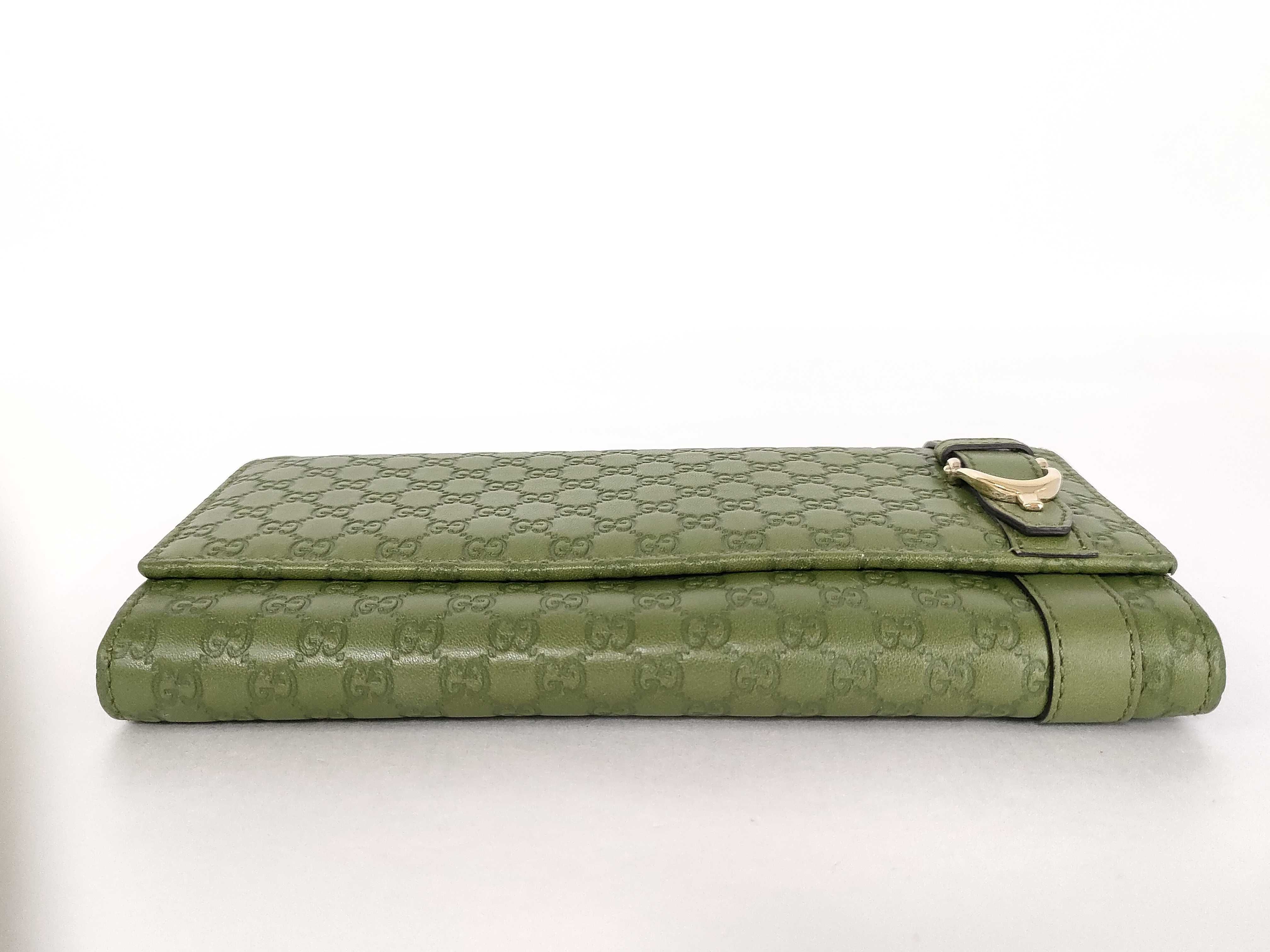 Guccissima Long Wallet Green 309760 Wallet — view 6