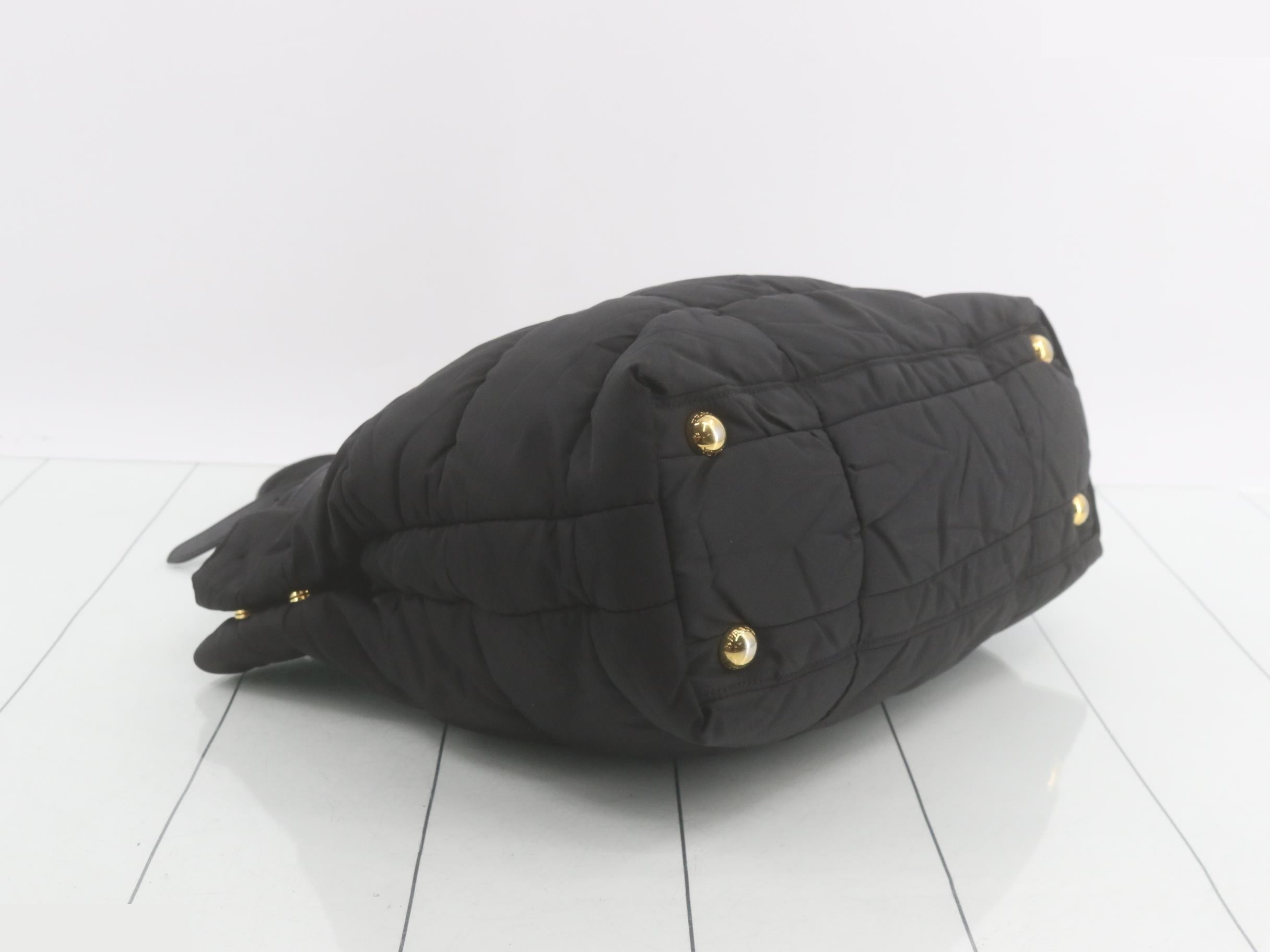 2way quilted crispy tote bag — view 5