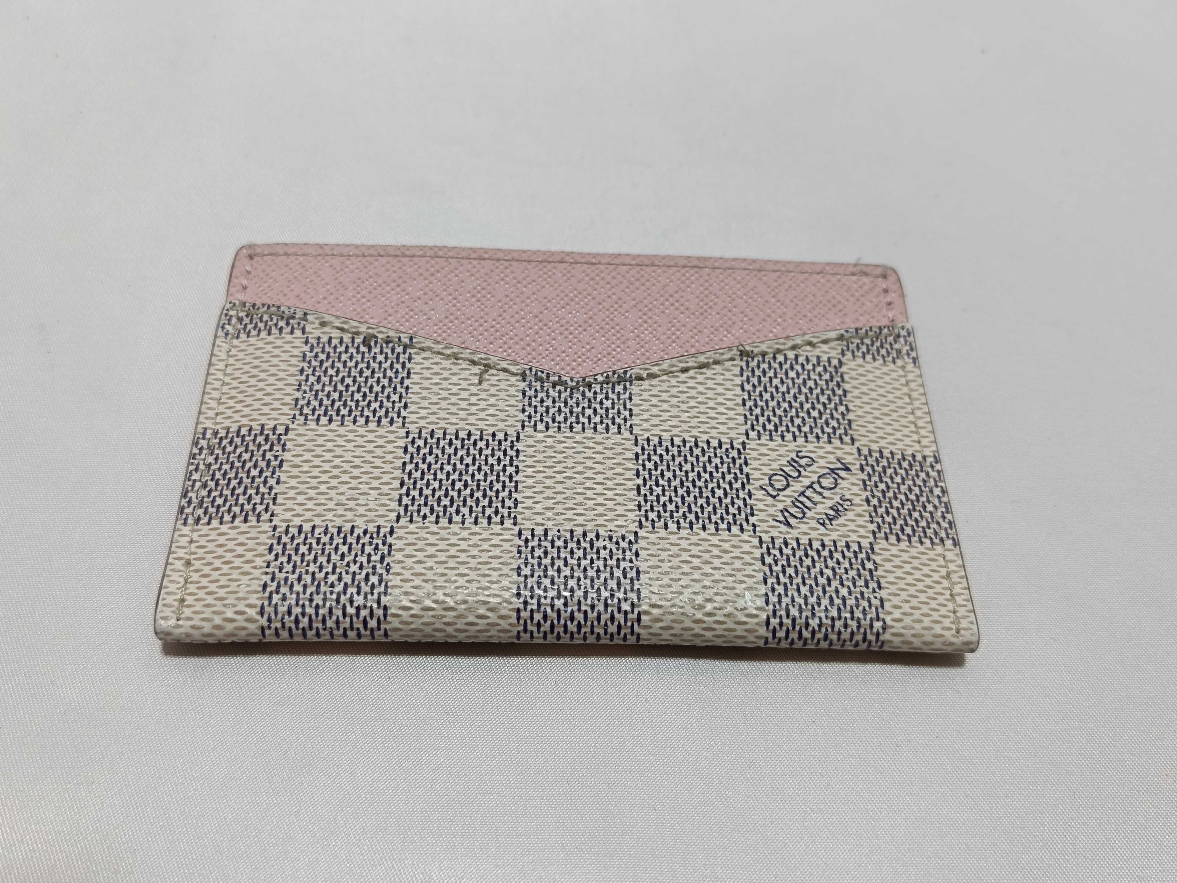 Damier Azur Portecarte Simple Card Case