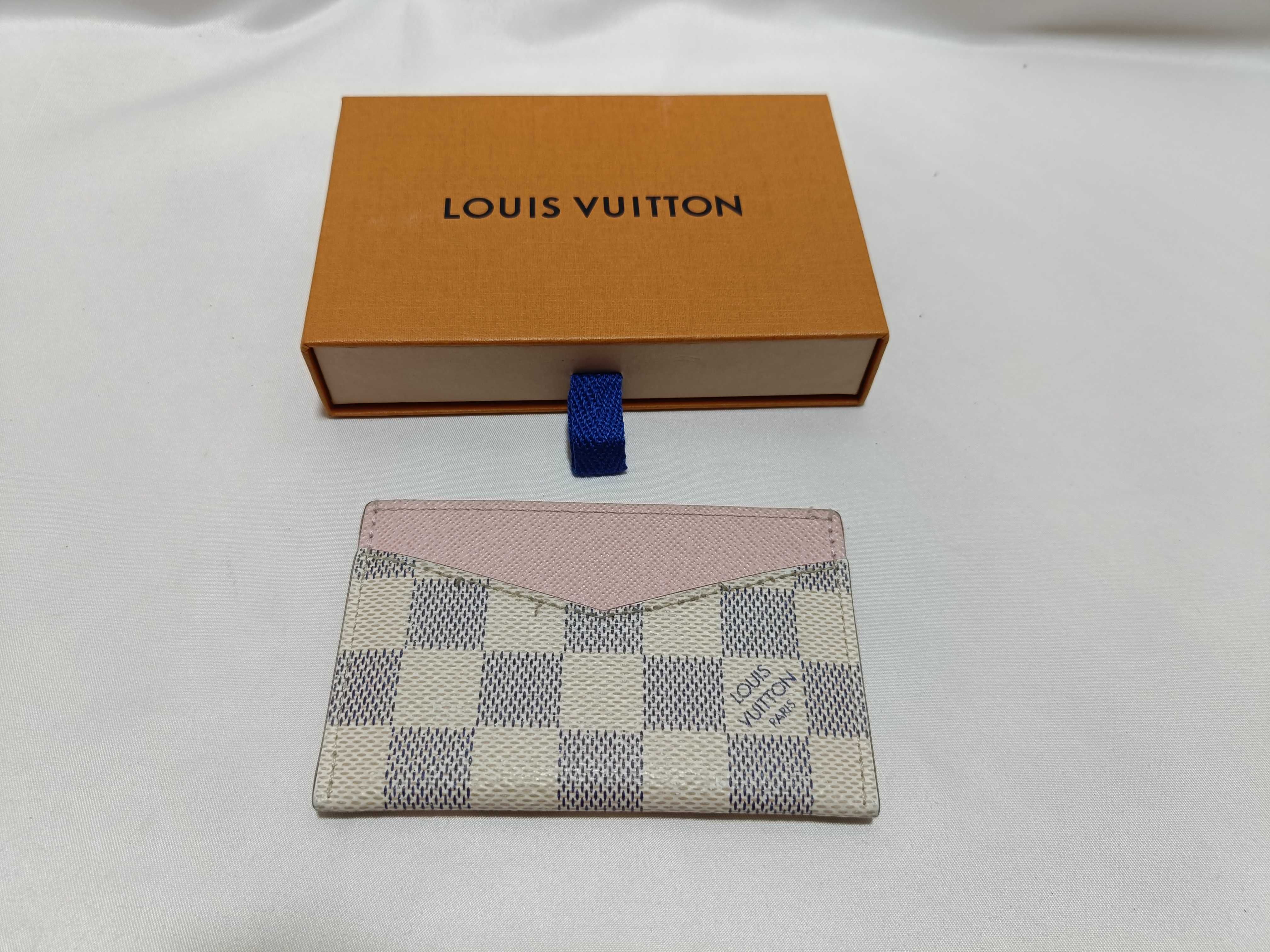 Damier Azur Portecarte Simple Card Case — view 11